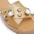 Emma Crystal Flats Sandals Shoes Brown
