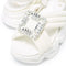 Josie Crystal Flats Sandals