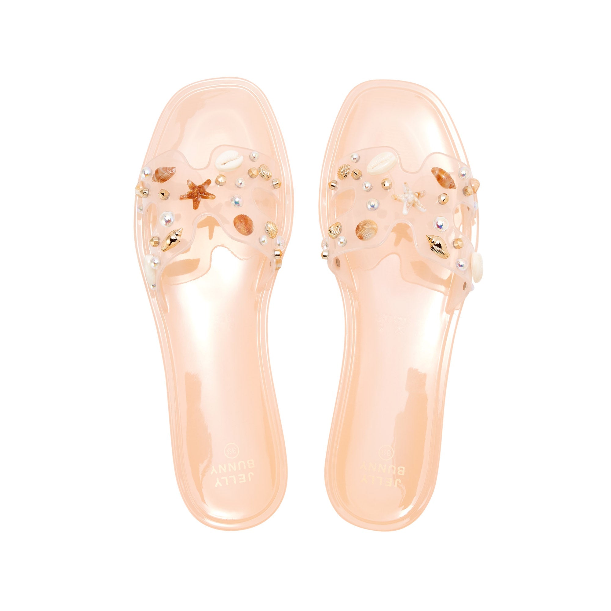 Clear jelly 2025 flats