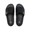 Slide Raffia Flats Sandals