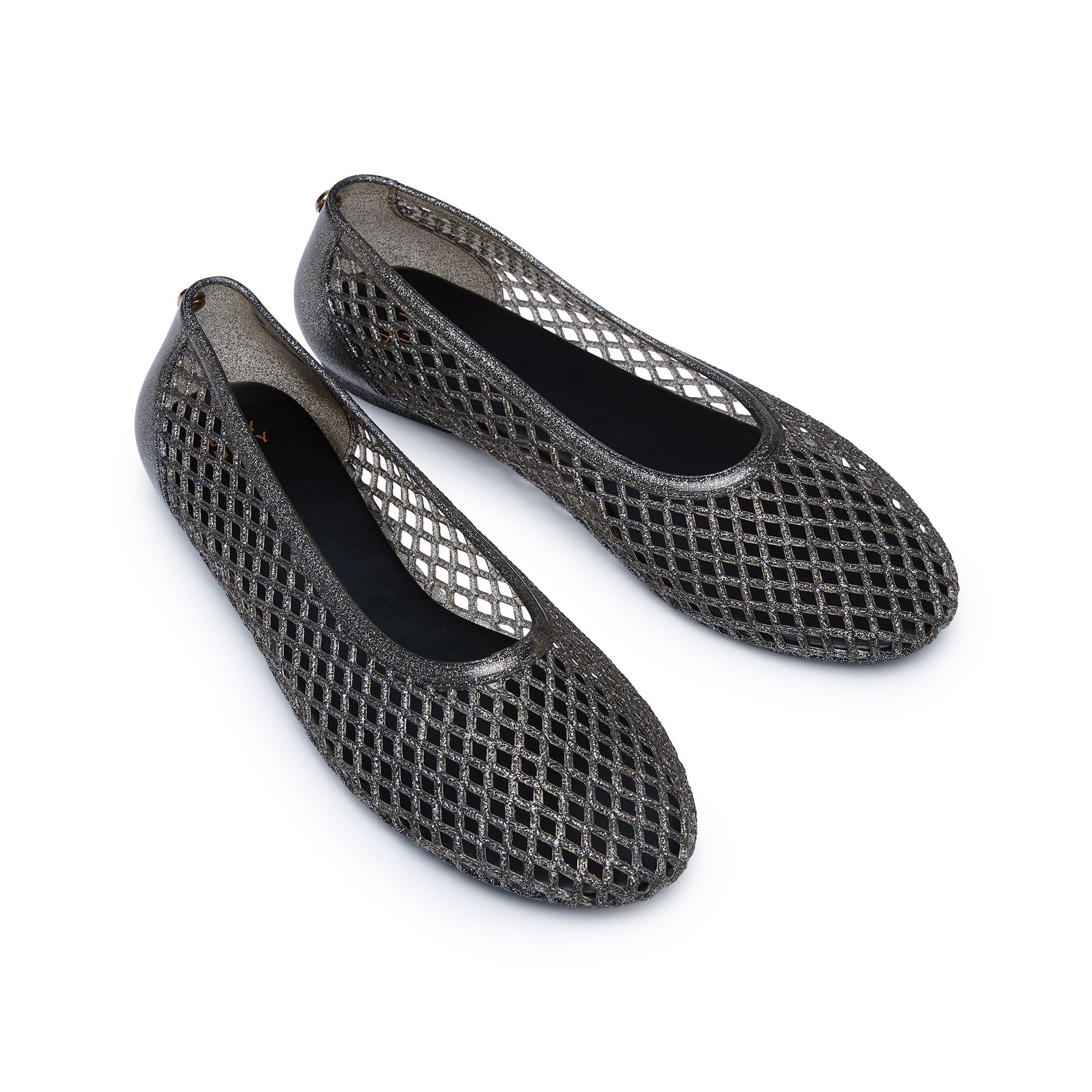 Melanie Flat Ballerinas Glitter Black