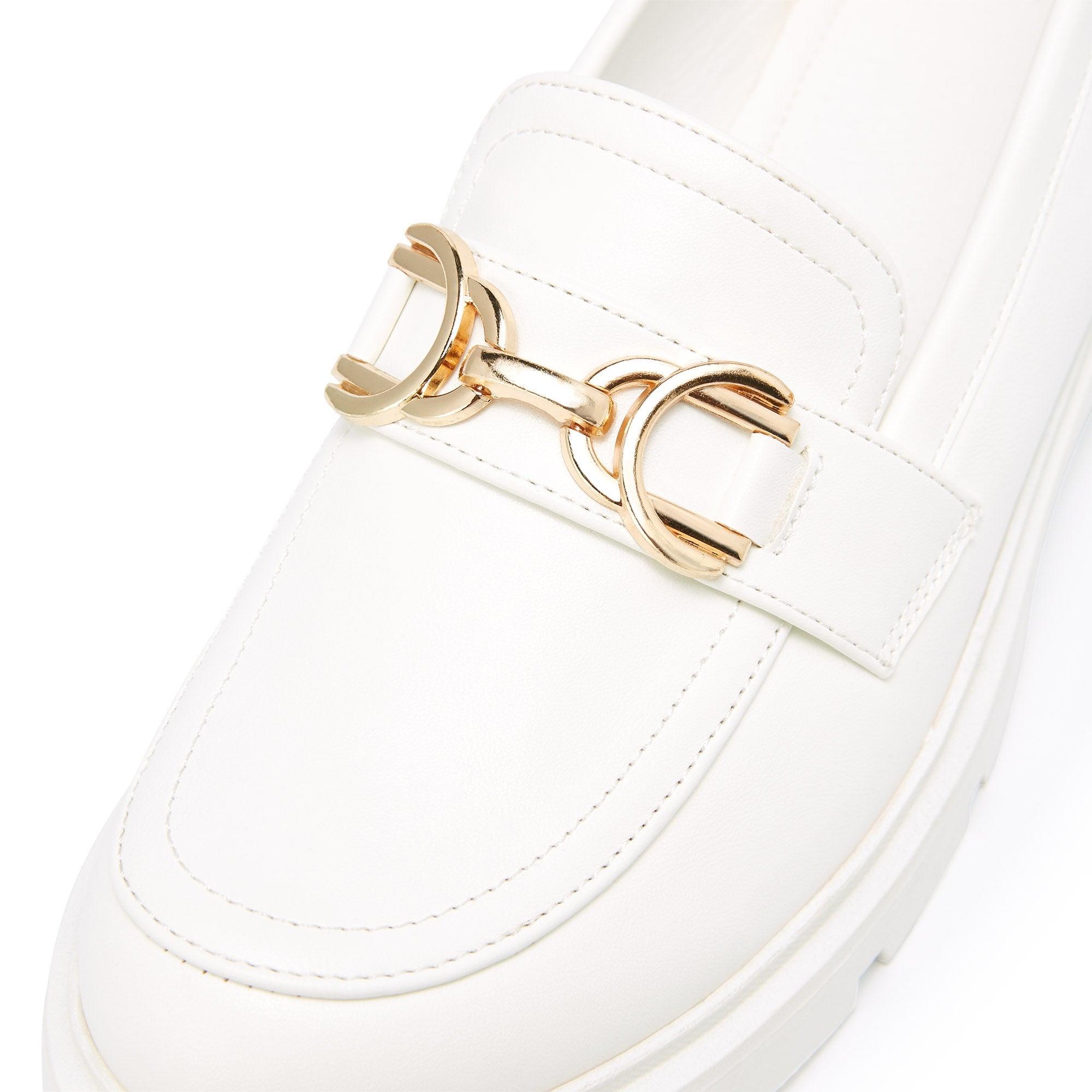 White gold loafers hotsell