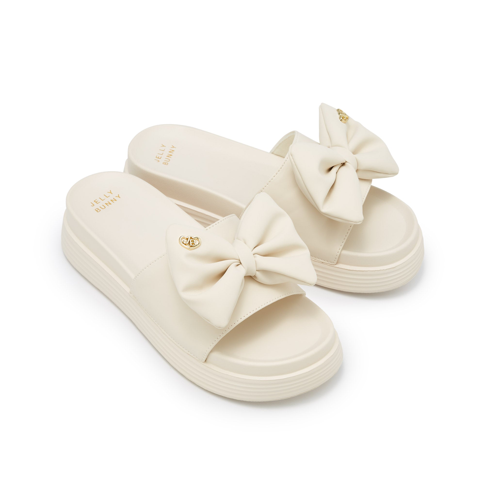 Chani Platform Sandals White