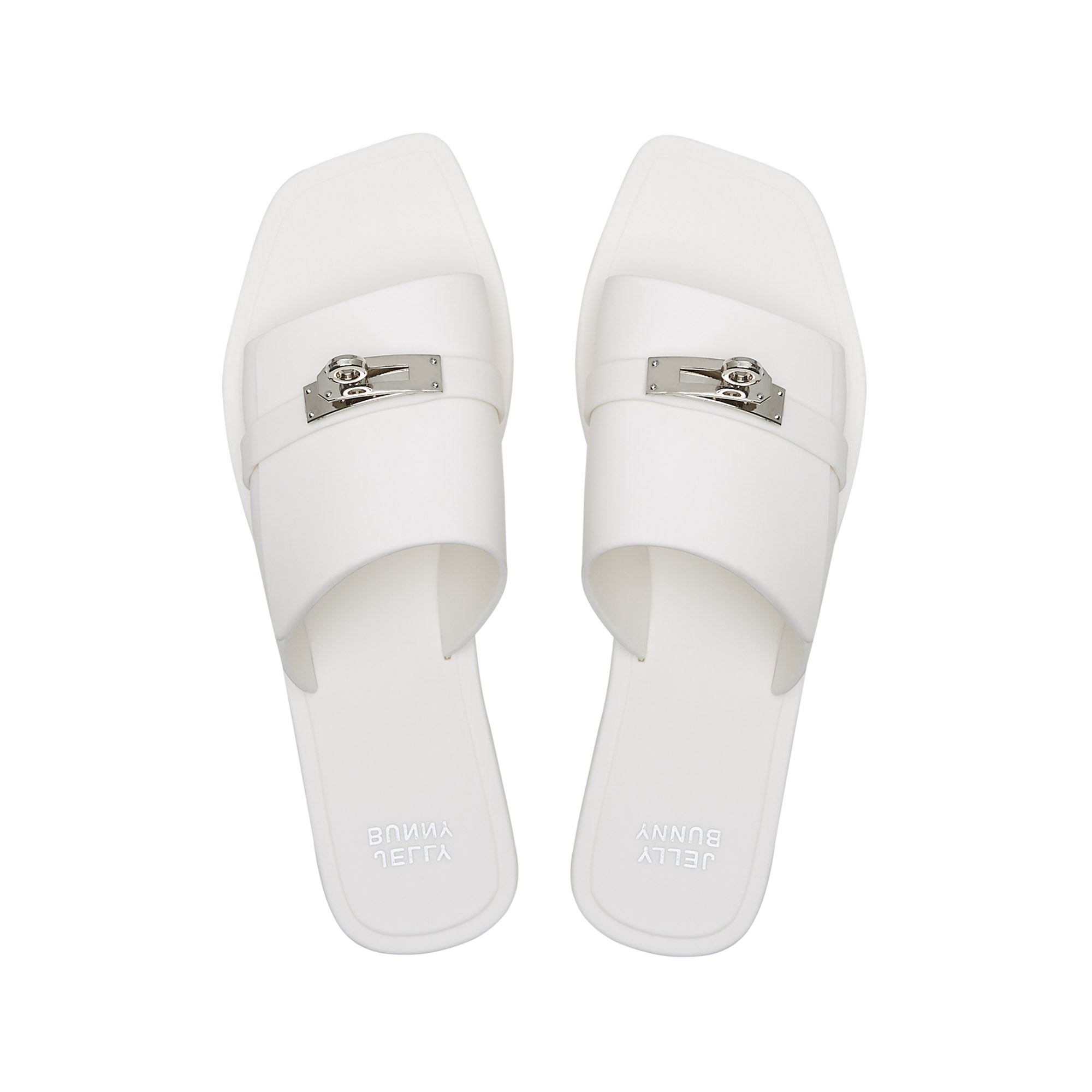 Colt Rich Flat Sandals White