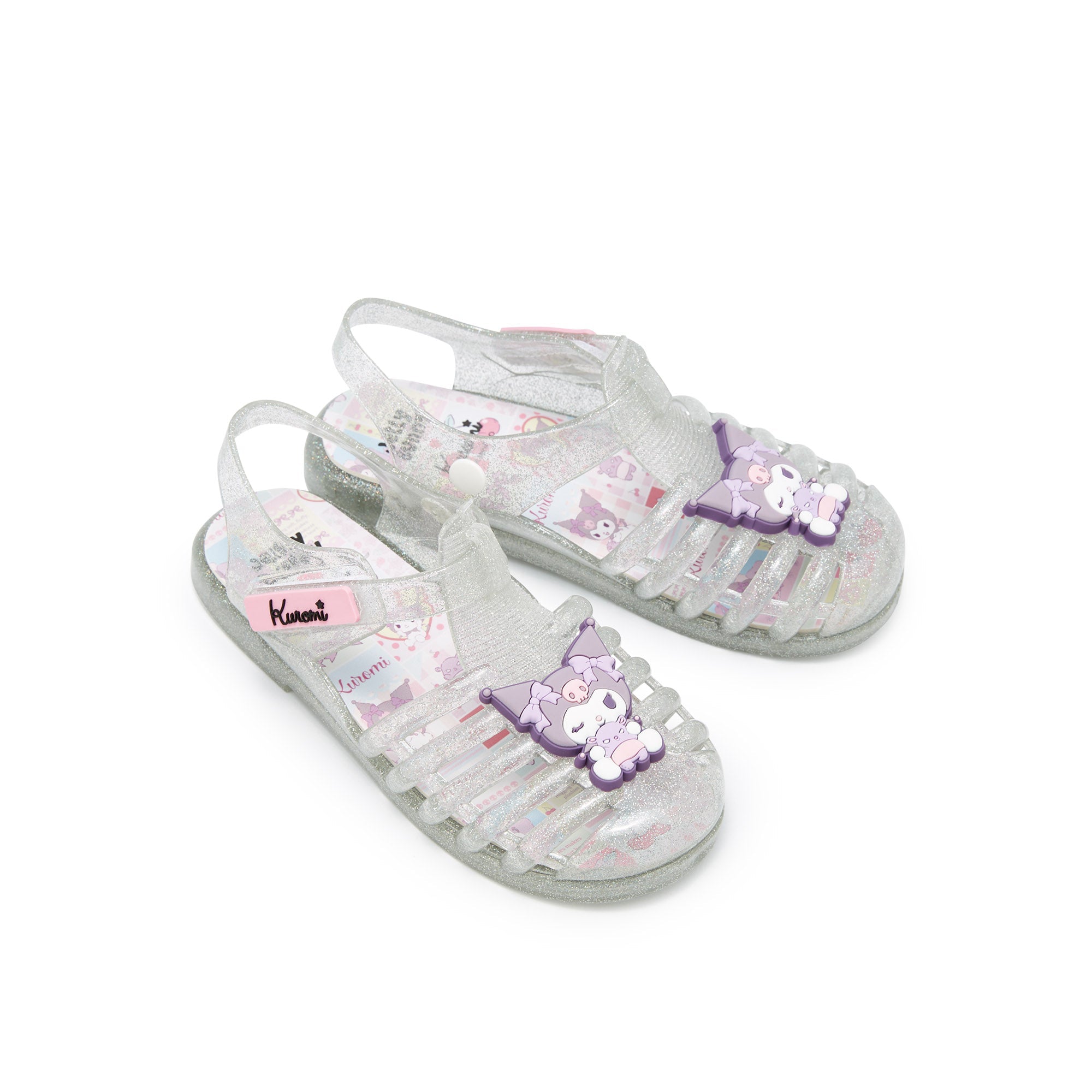 Mini Unicorn Keiko Platform Sandals For Girls Glitter Multi 2