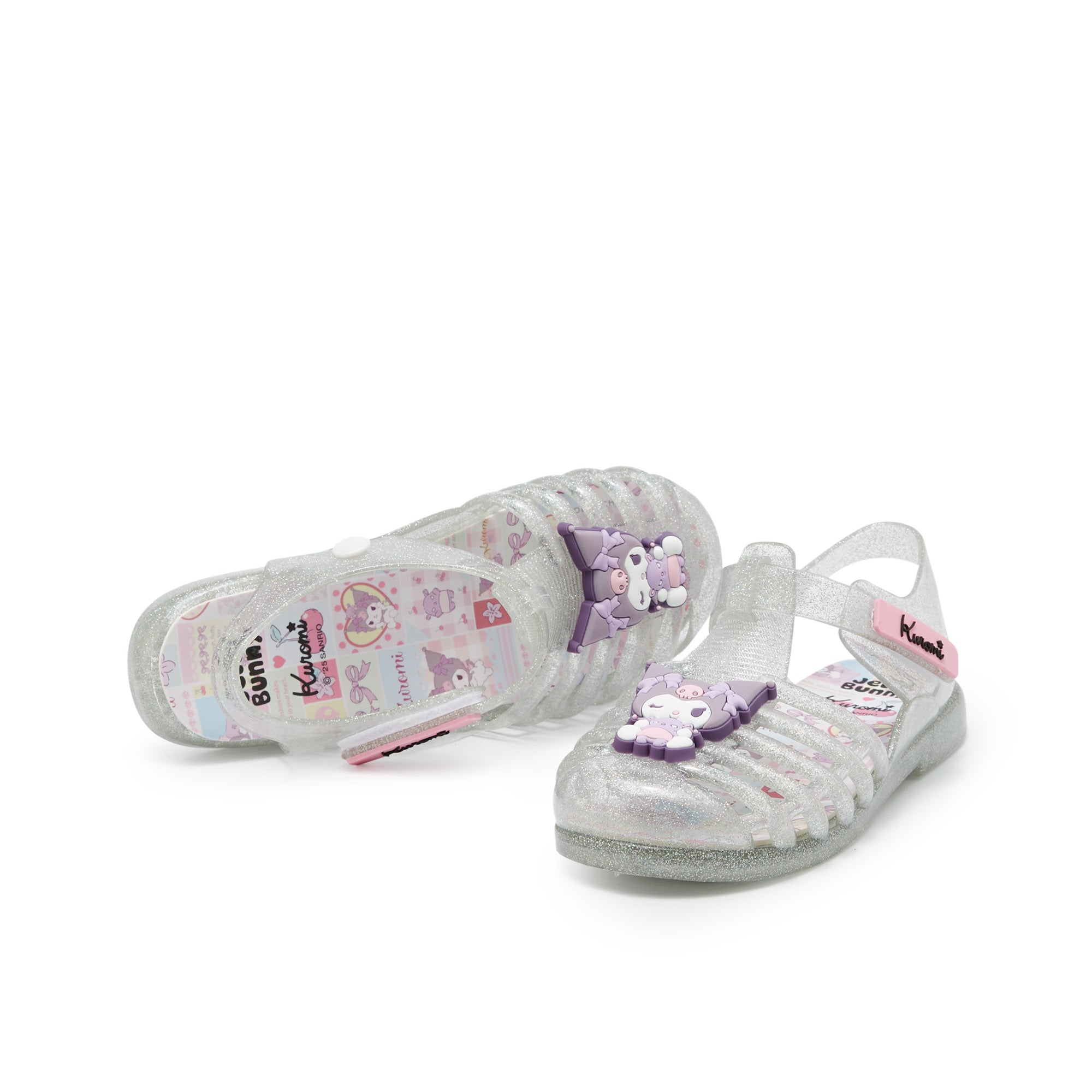 Mini Unicorn Keiko Platform Sandals For Girls Glitter Multi 2