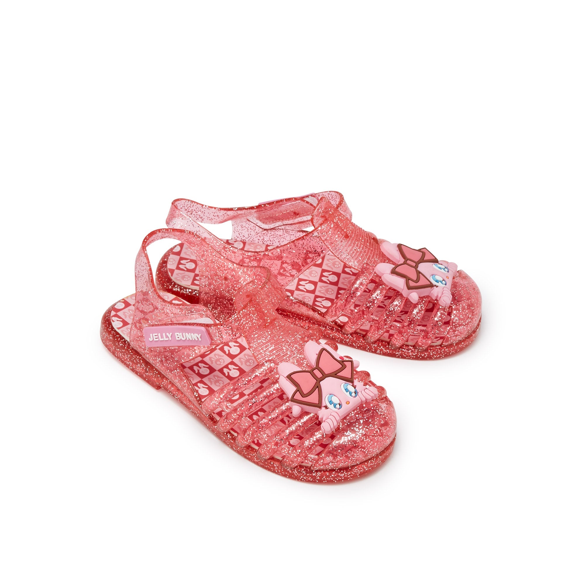 Unicorn Rosery Sandals Glitter Red