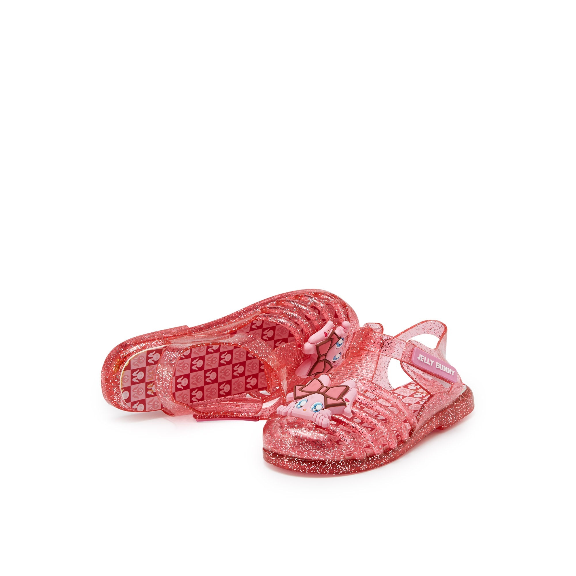 Unicorn Rosery Sandals Glitter Red