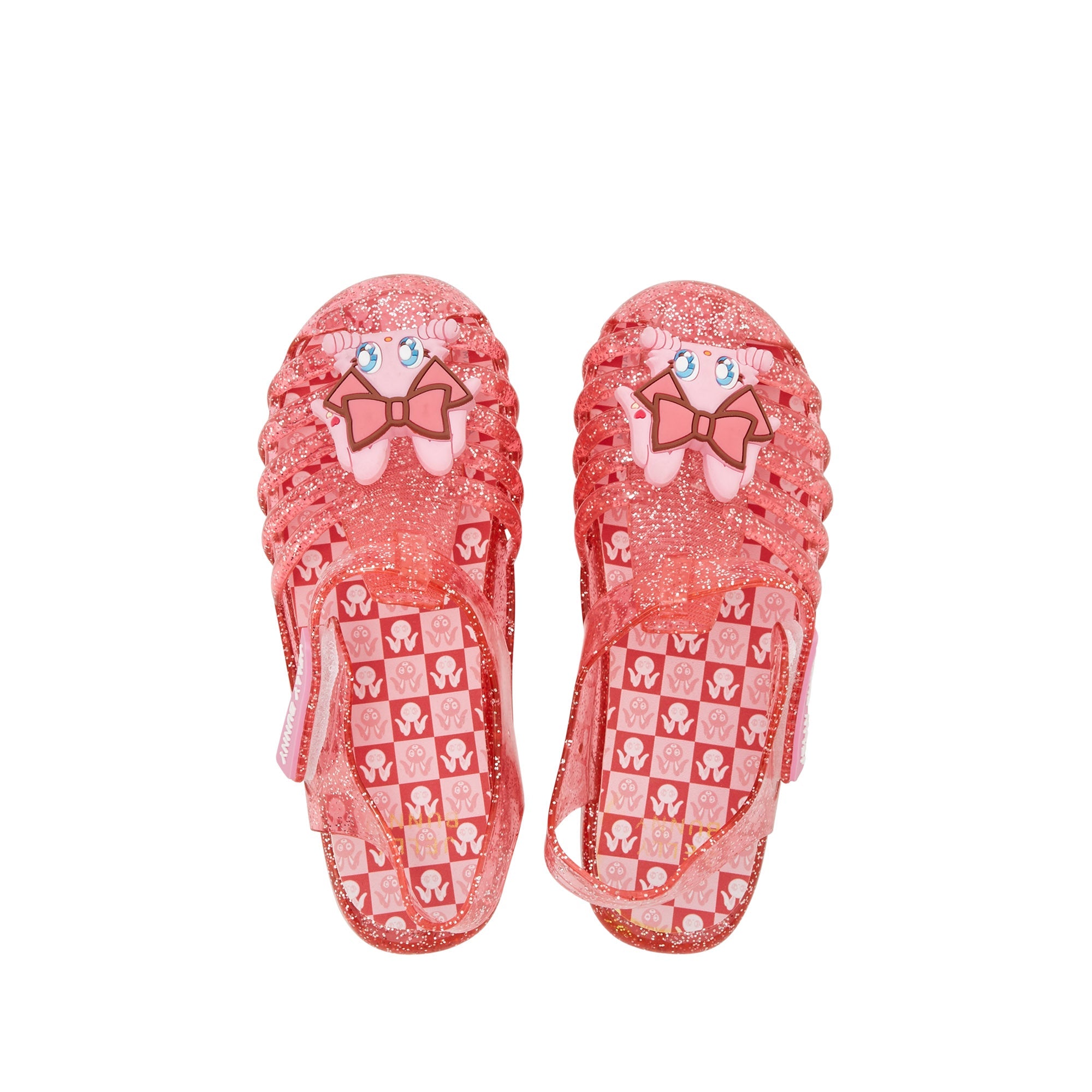 Unicorn Rosery Sandals Glitter Red