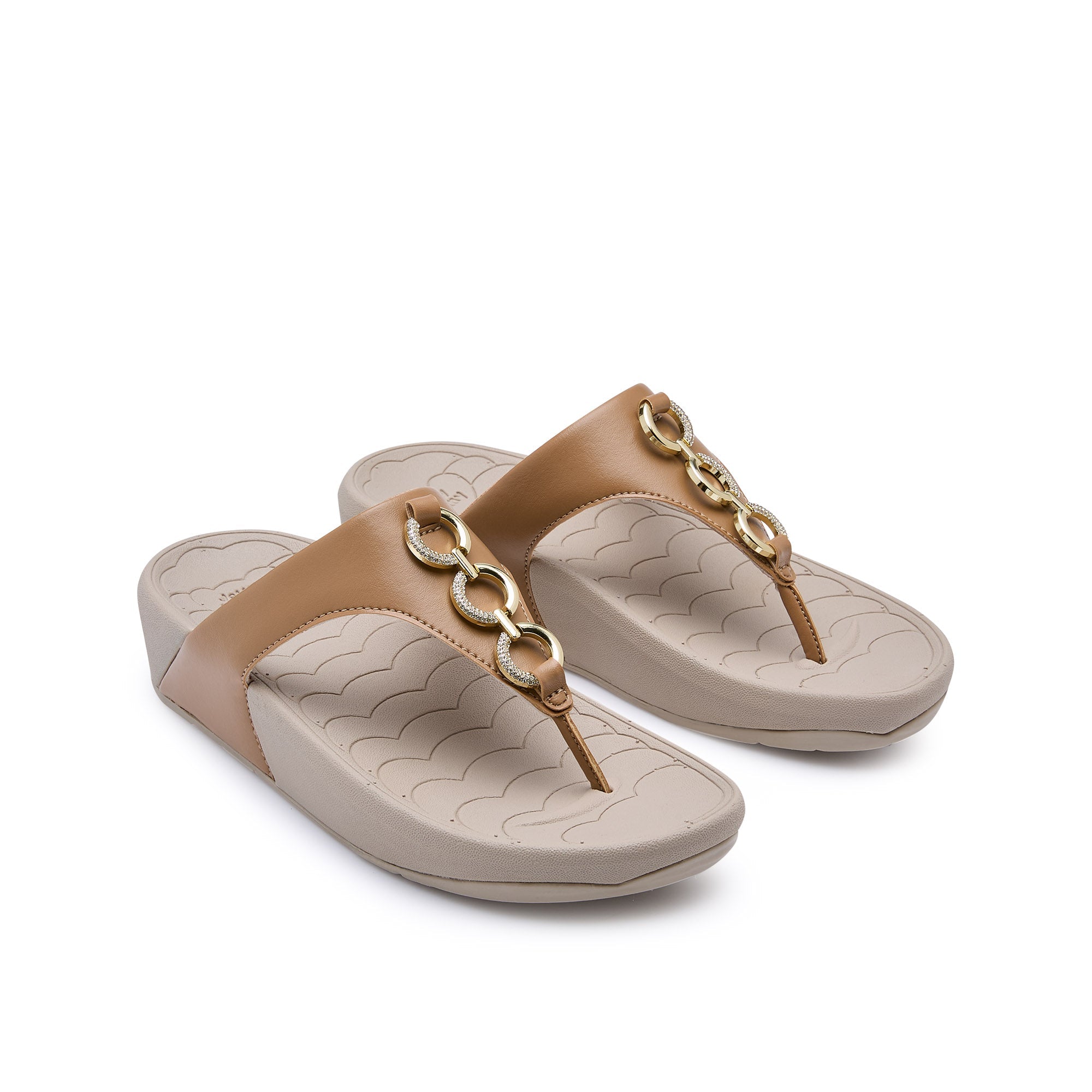 Bunny Soft Flip Flops Brown