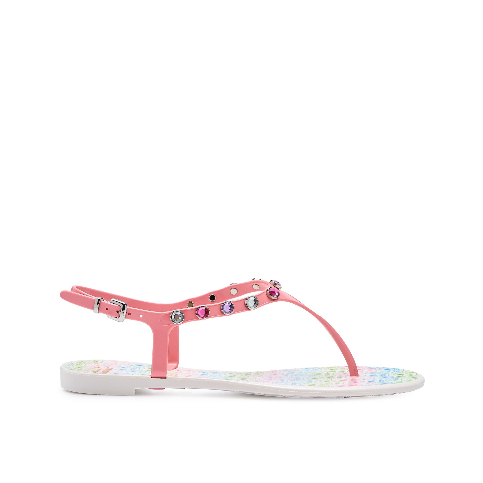 Vivian Ario Sandals White
