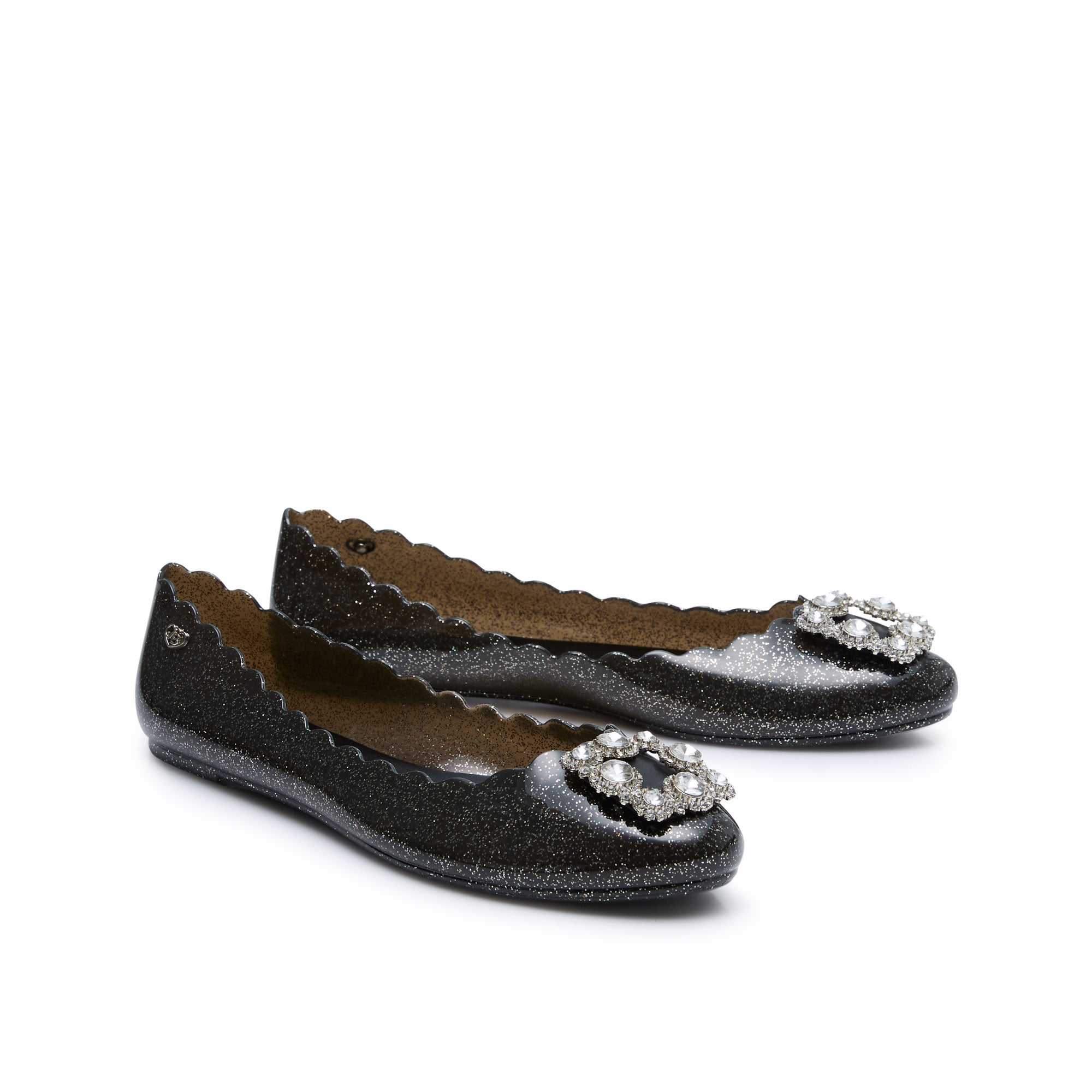 Sophie Clara Ballerinas Glitter Black