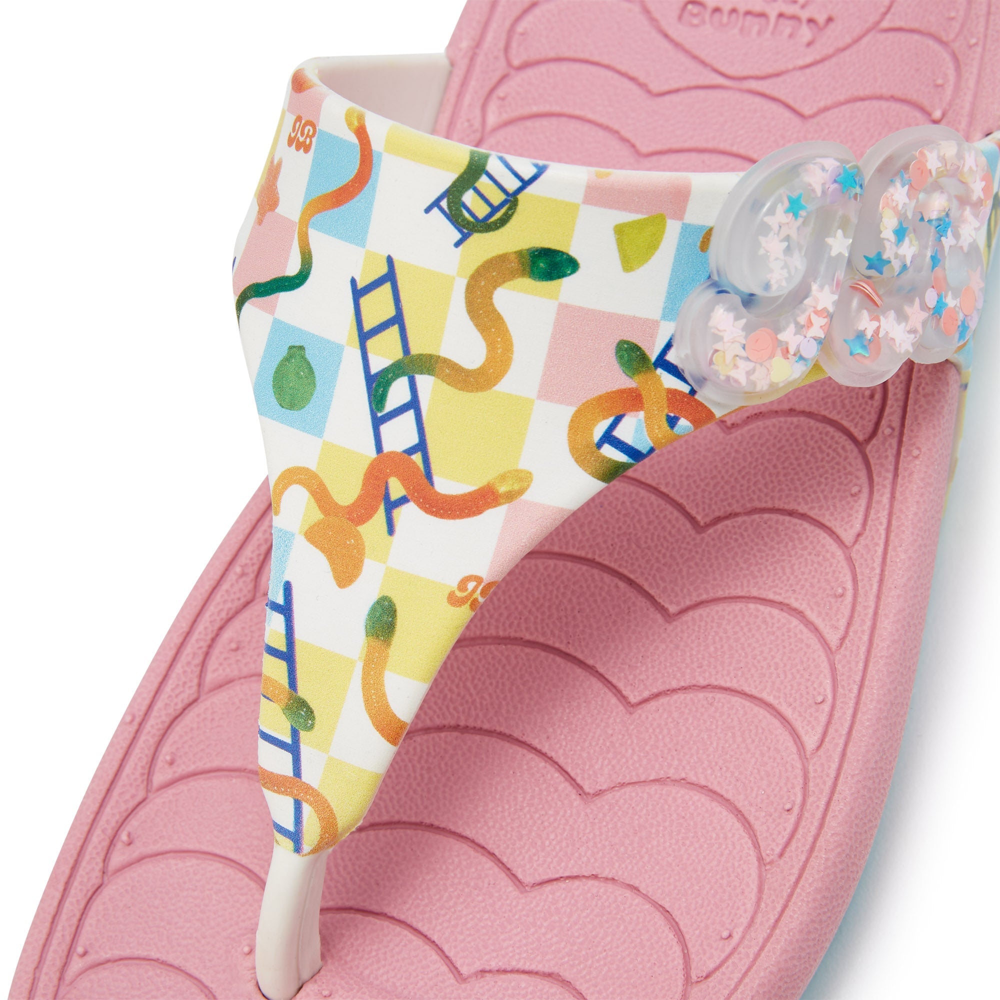 Mini Bunny Soft Winona Flat Sandals For Girls Pink