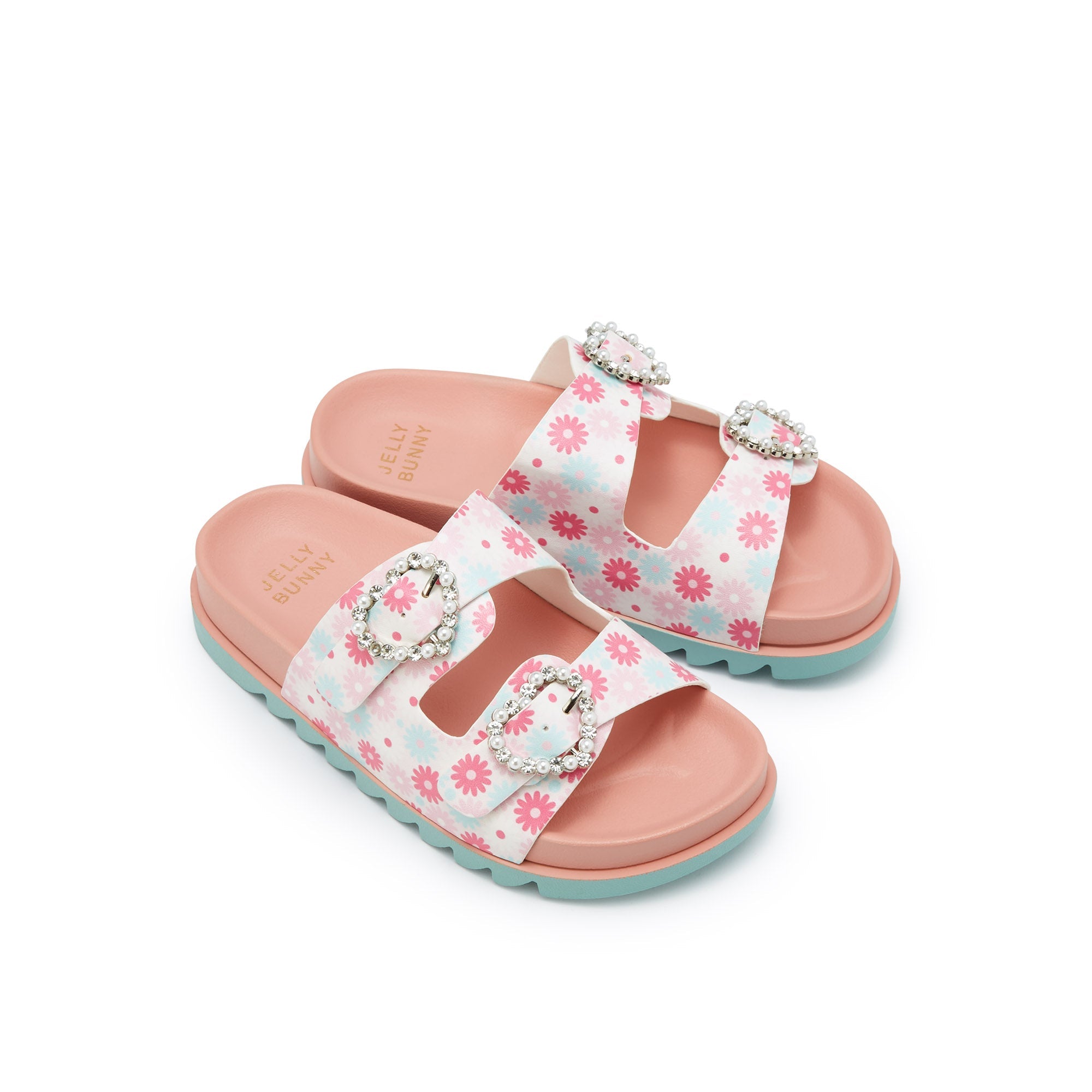 Mini Sandal Crys Heart Flat Sandals For Girls Pink