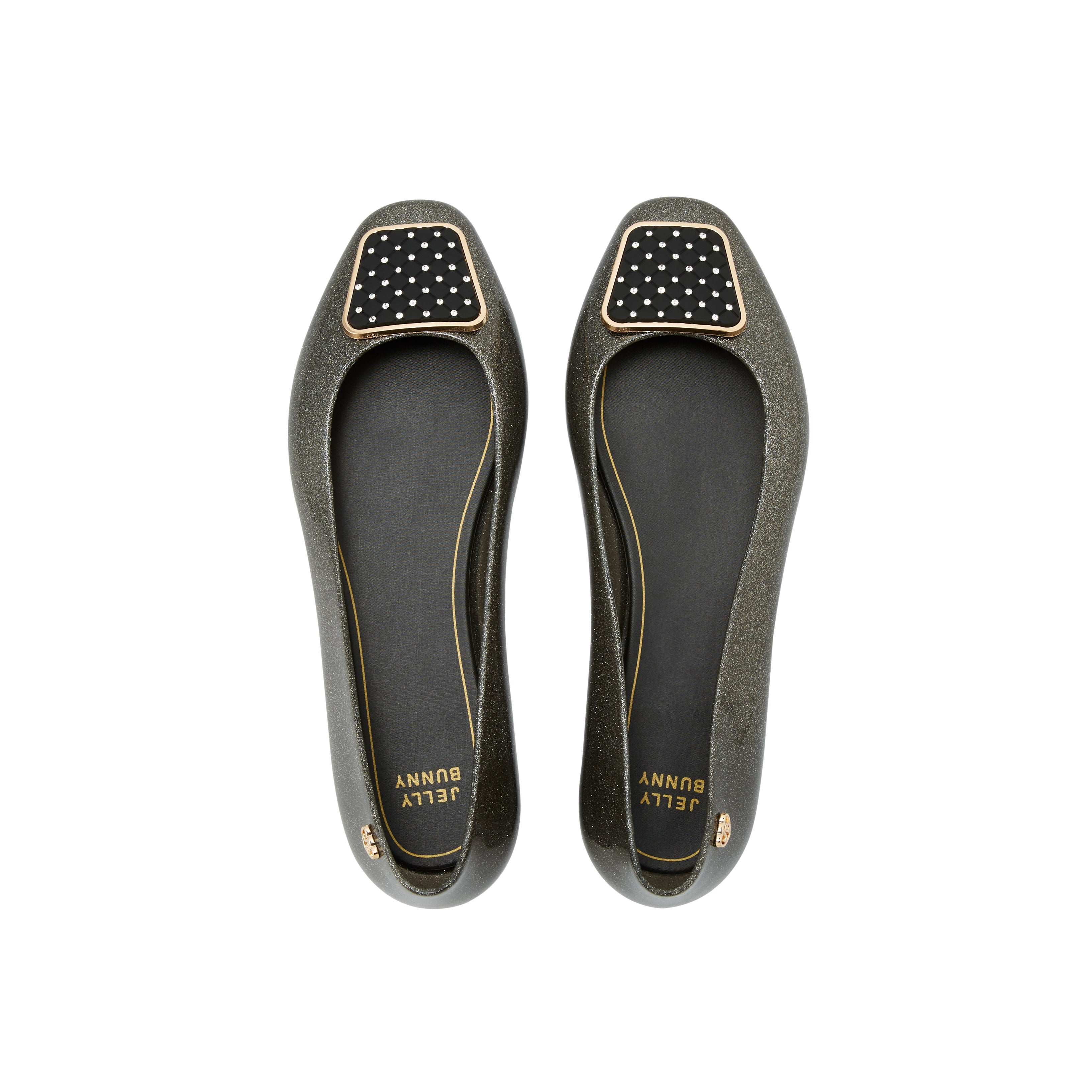 Cullen Willa Flat BallerinasGlitter Black