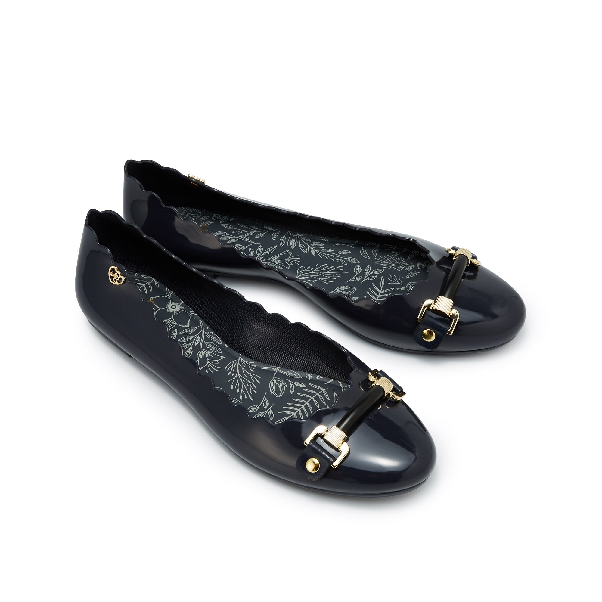 Sophie Nene Flat Ballerinas Dark Grey