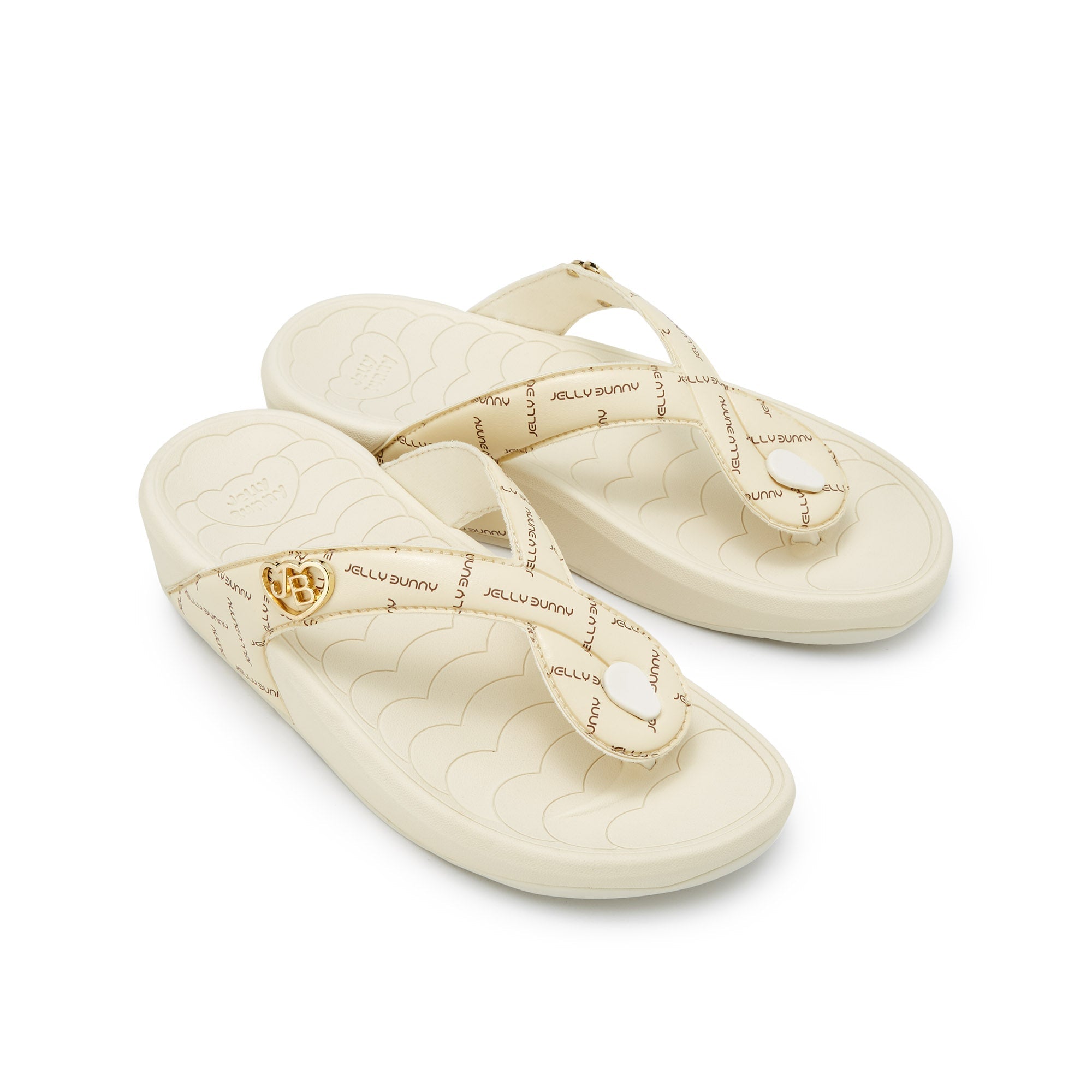 Bunny Twist Ezra Flip-Flops Ivory