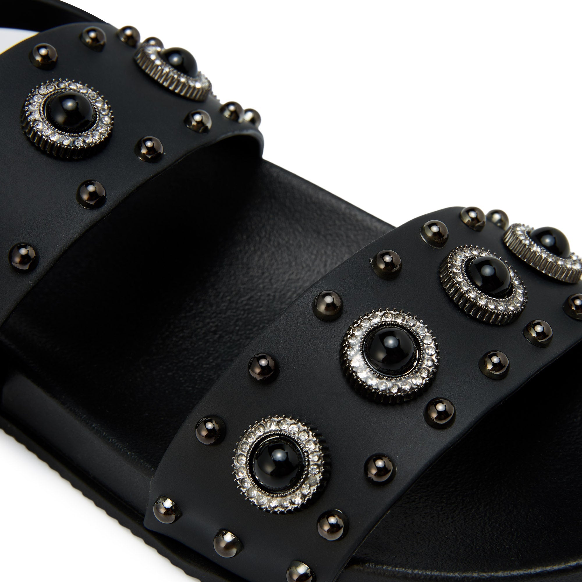 Kadi Gianna Flat Slingbacks Black