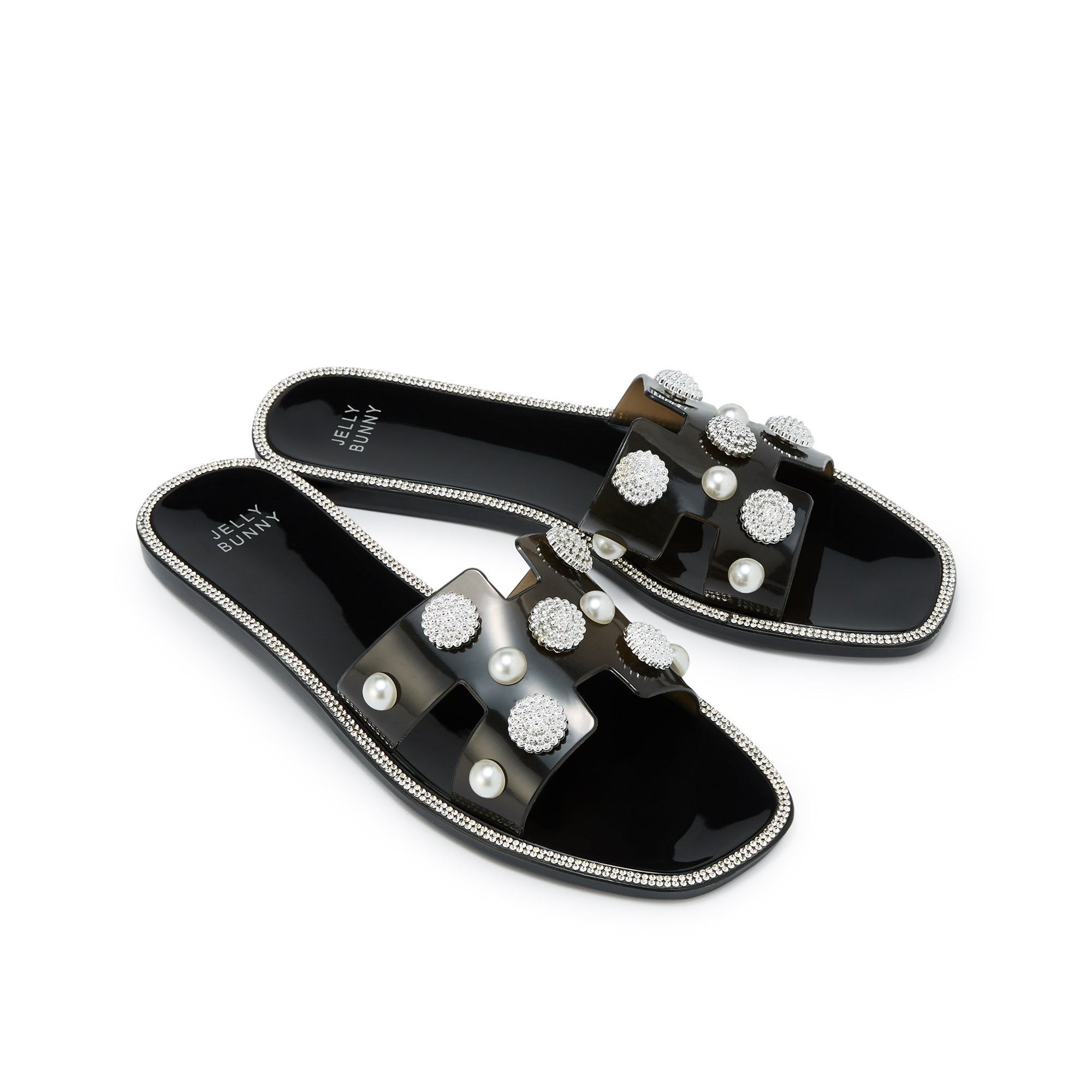 Martina Flat Sandals Black