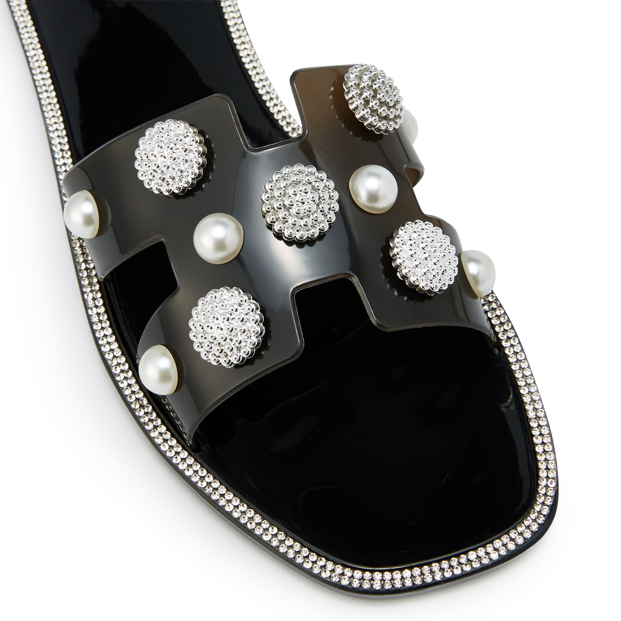 Martina Flat Sandals Black