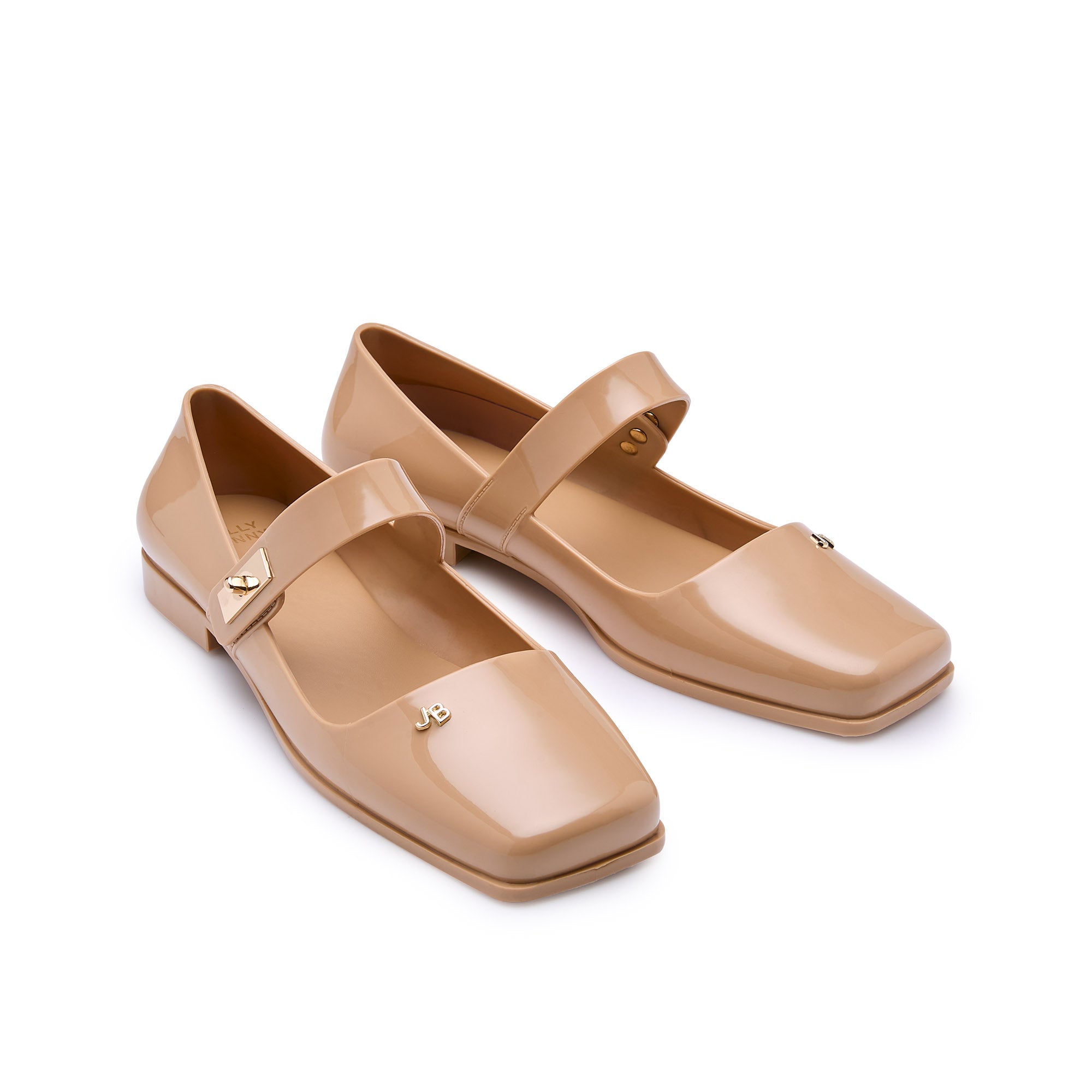 Neko Flat Ballerinas Dark Beige