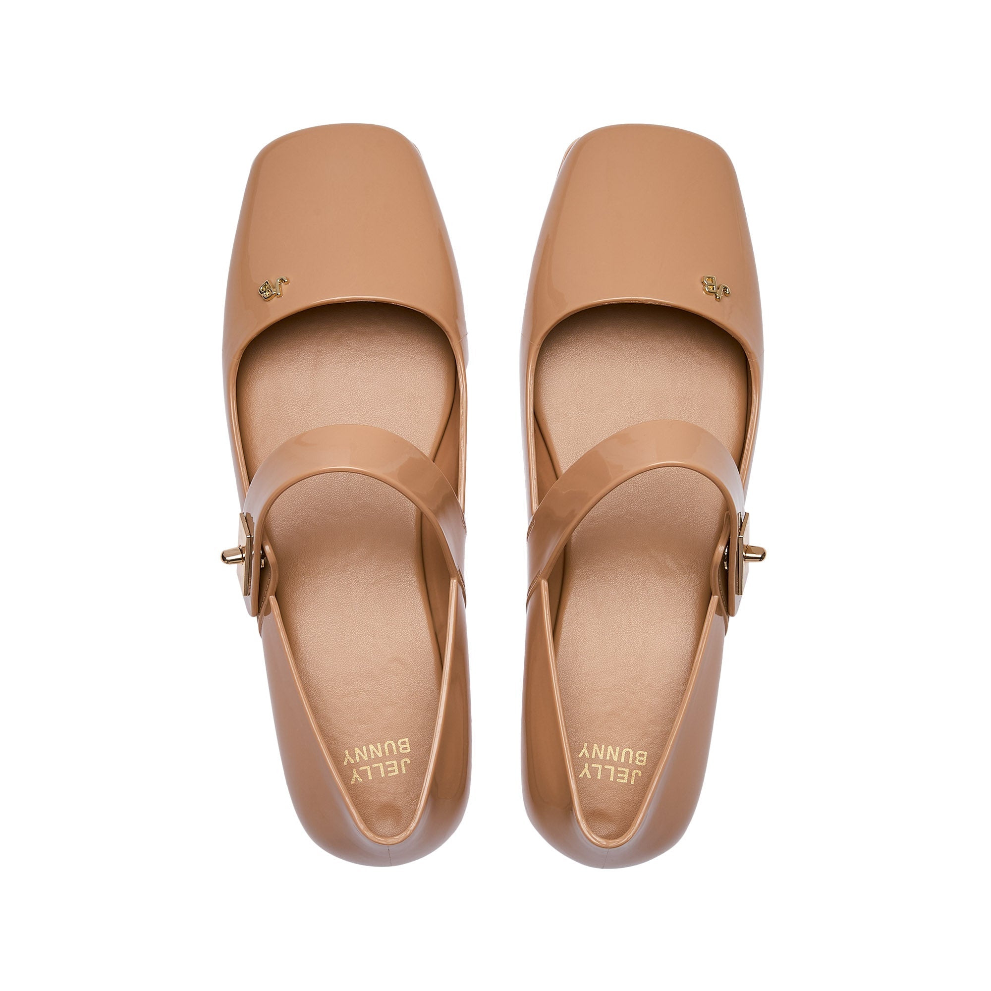 Neko Flat Ballerinas Dark Beige