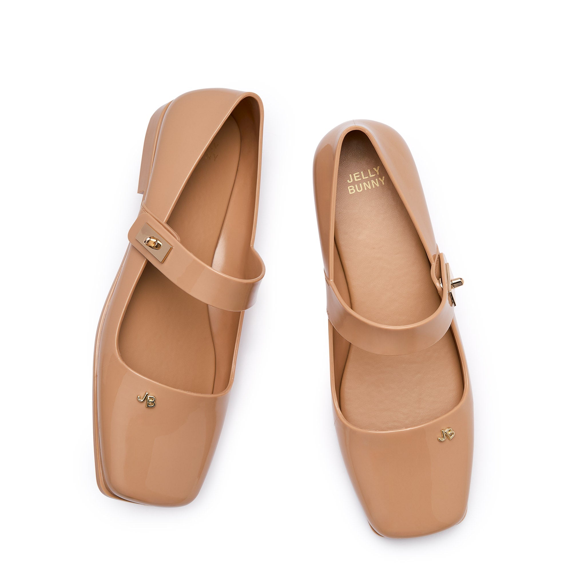 Neko Flat Ballerinas Dark Beige