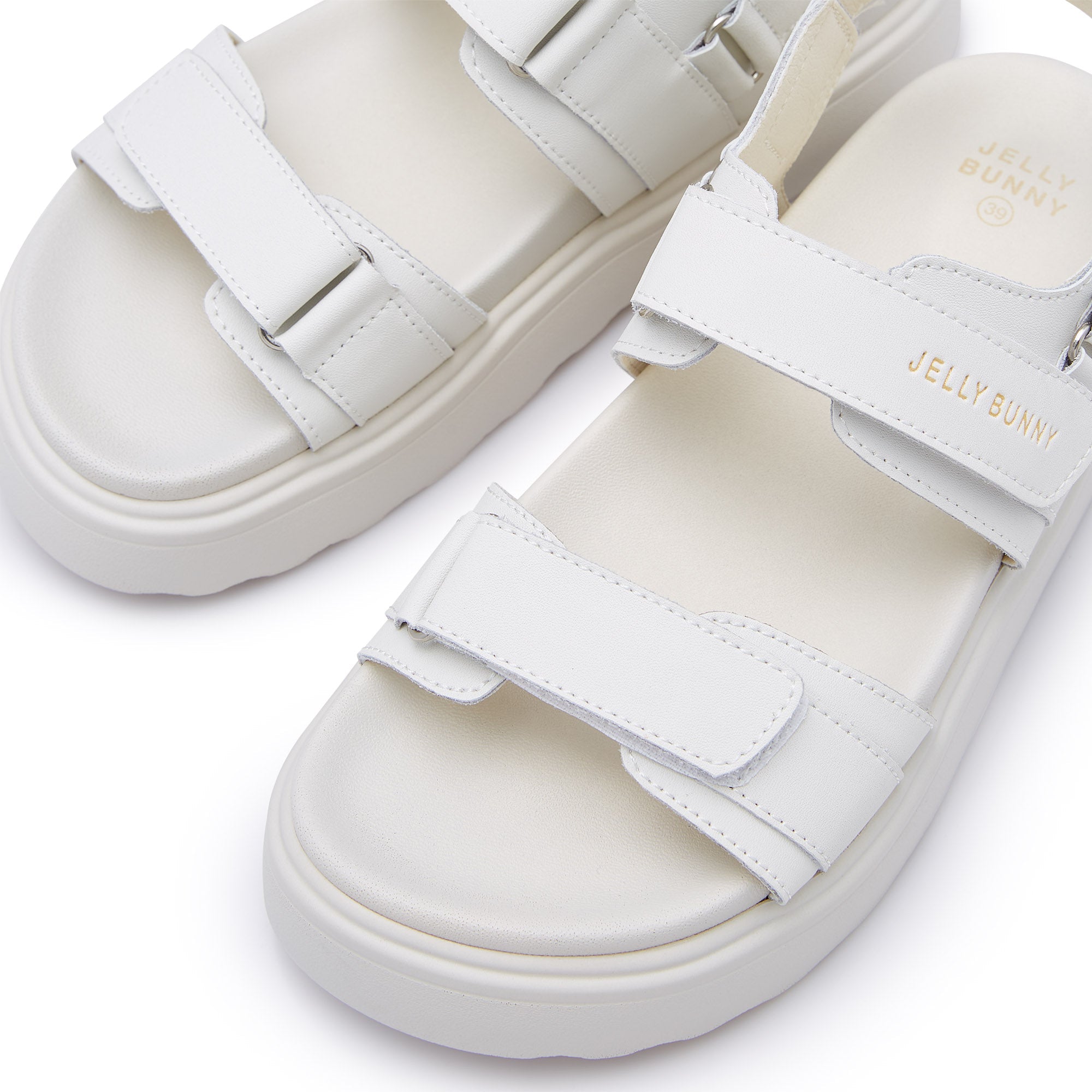 Reno Flat Slingbacks White