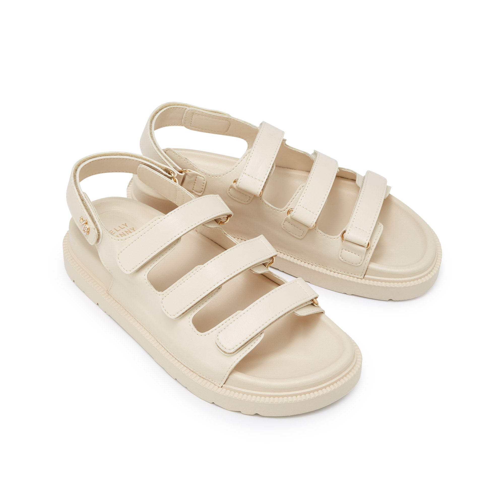 Greyrat Flat Sandals Ivory