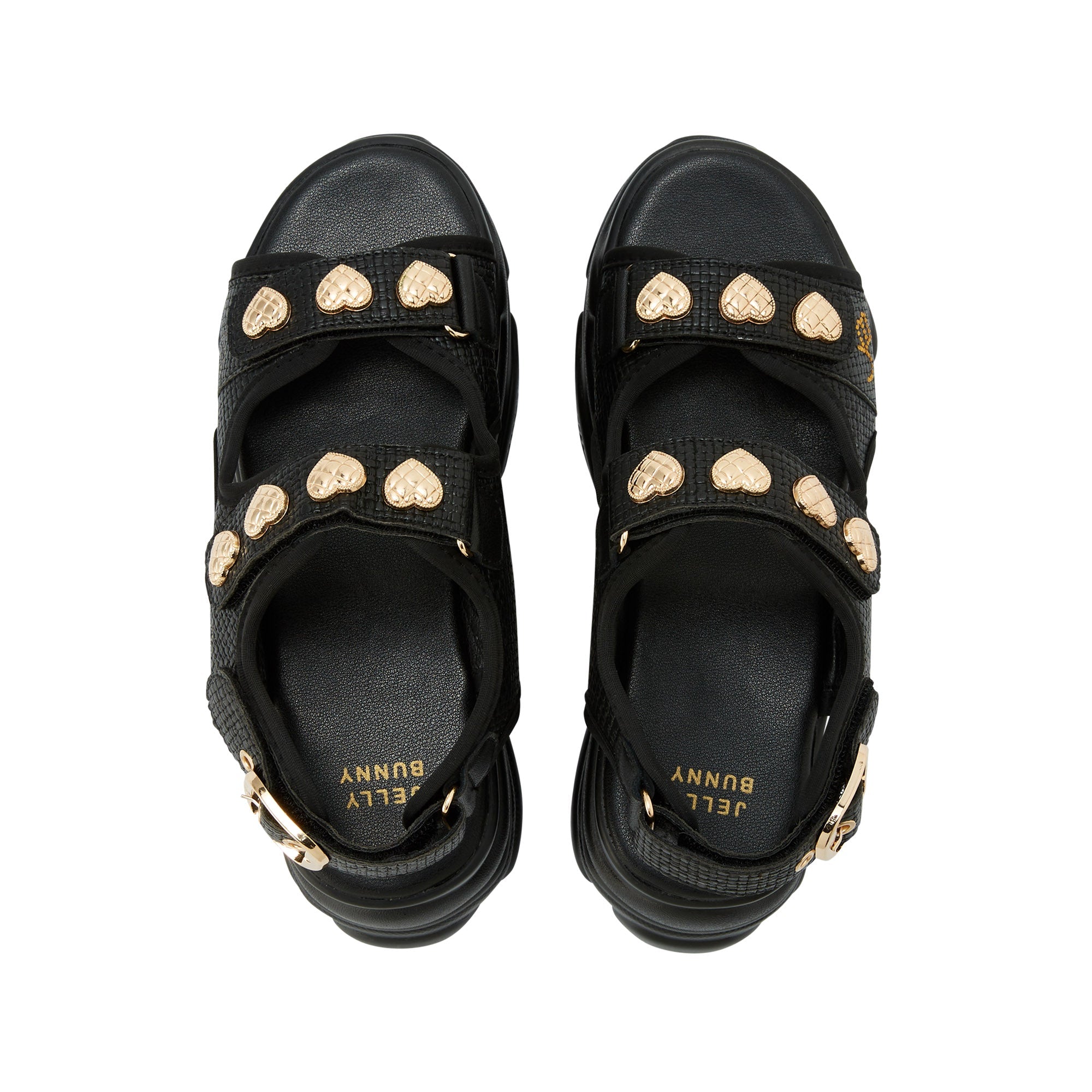 Picotee Amaris Pu Platform Sandals Black