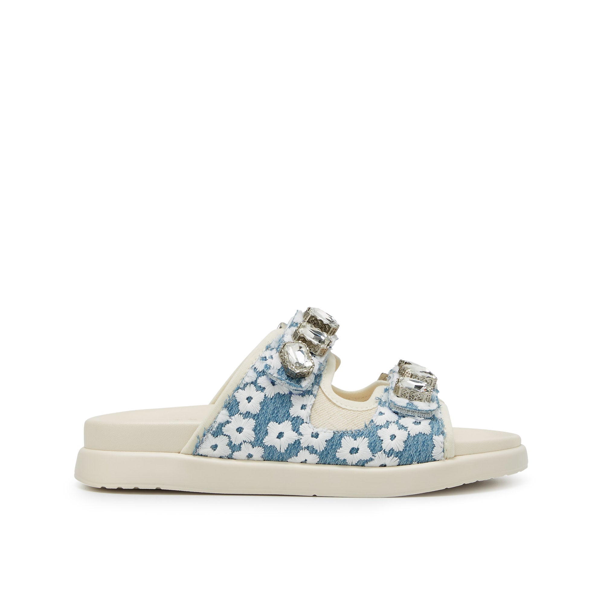 Lacey Flat Sandals Off-White