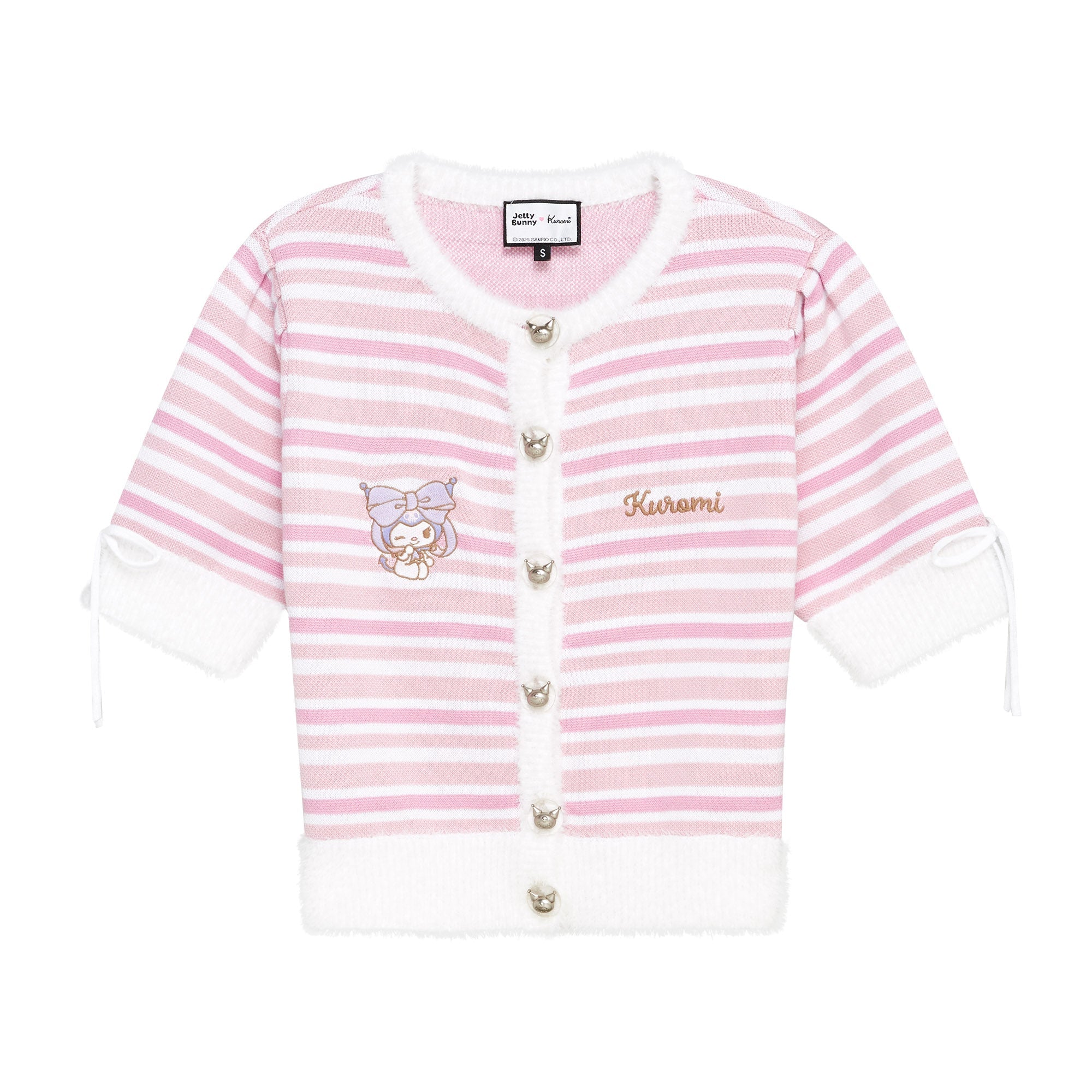 Kuromi Stripe Button Down Top Multi Color