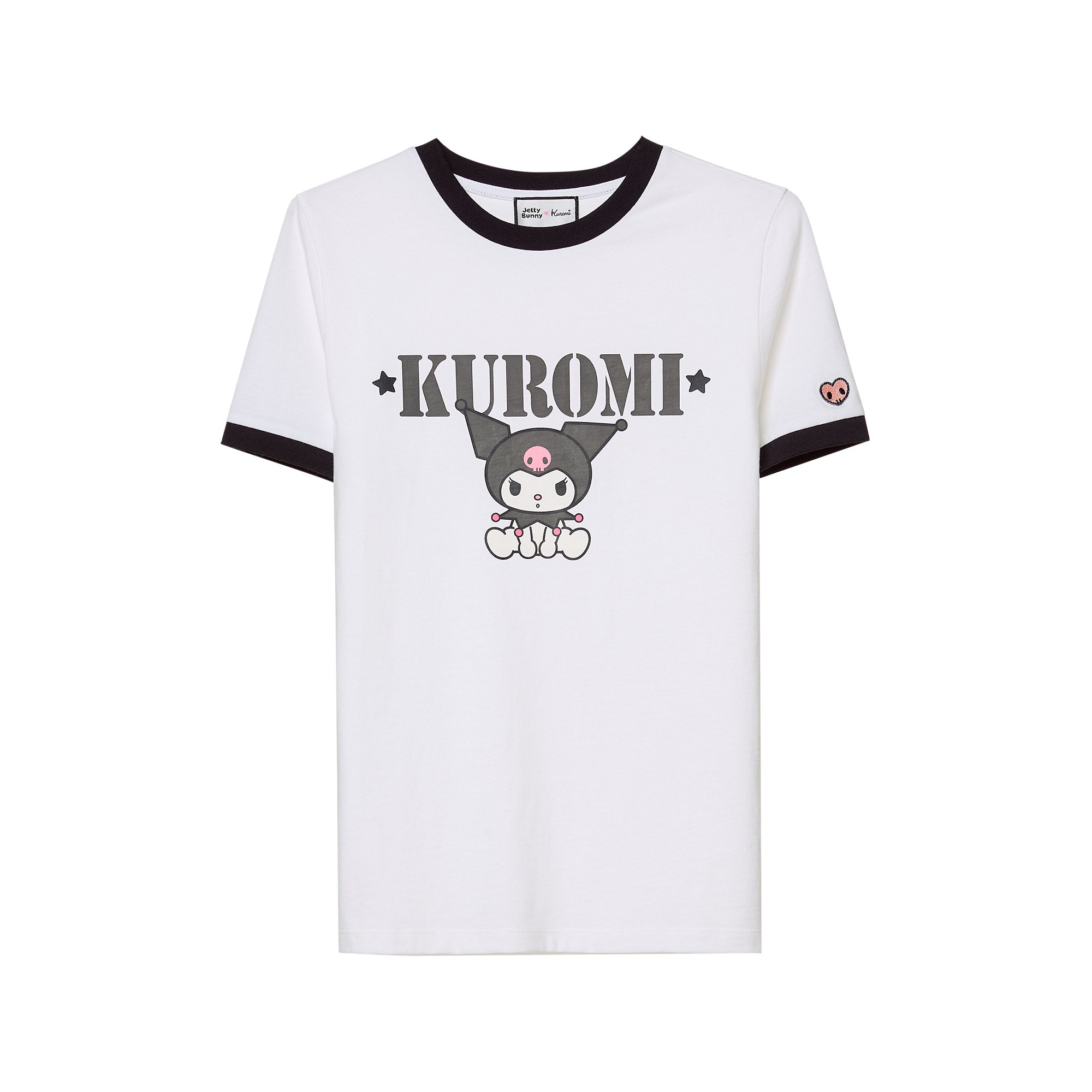 Print Short Sleeve T-Shirt White White