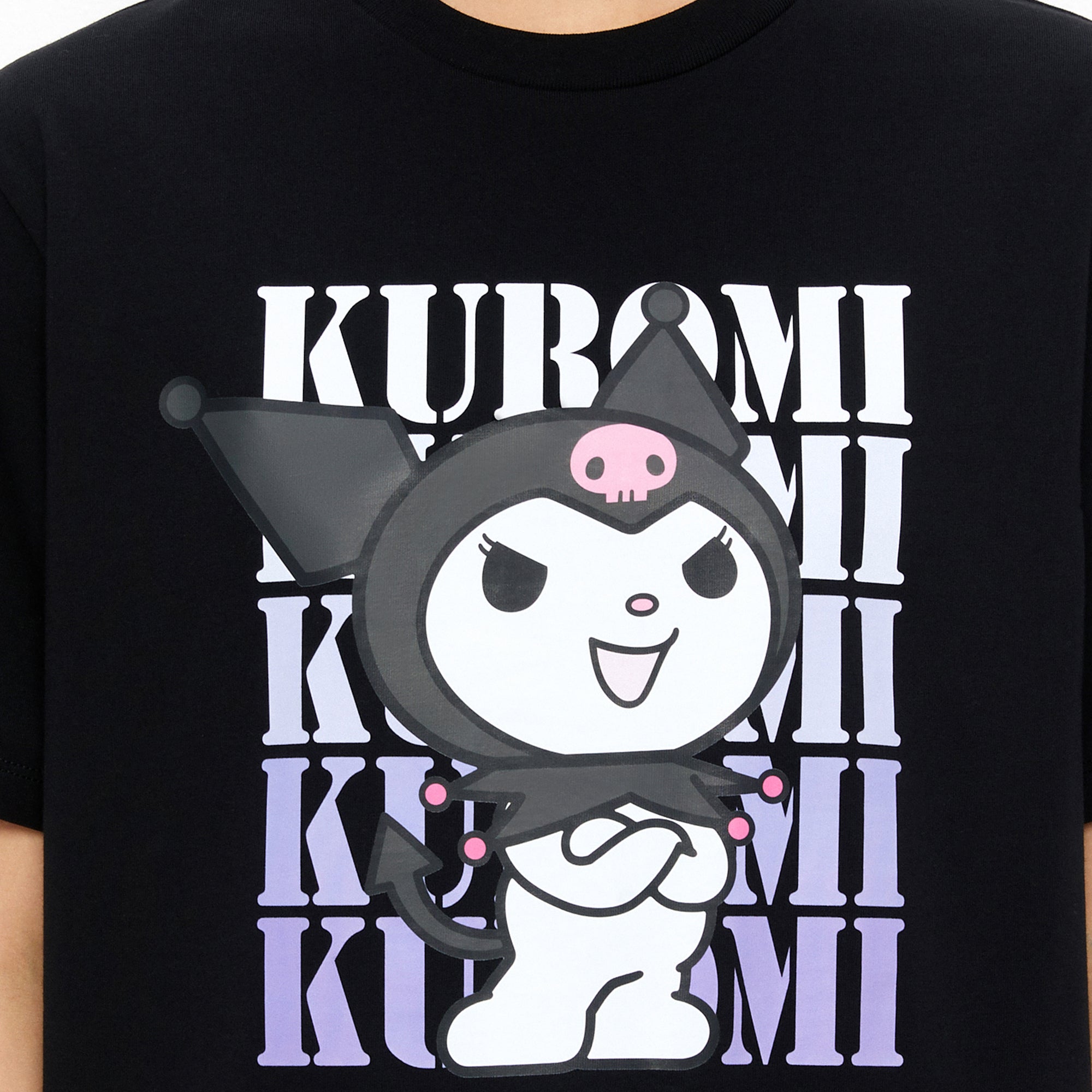 Kuromi Regular Fit T-Shirt Black