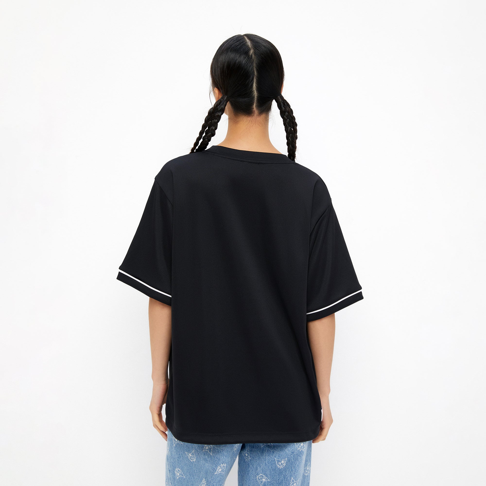 Kuromi Oversize T-Shirt Black
