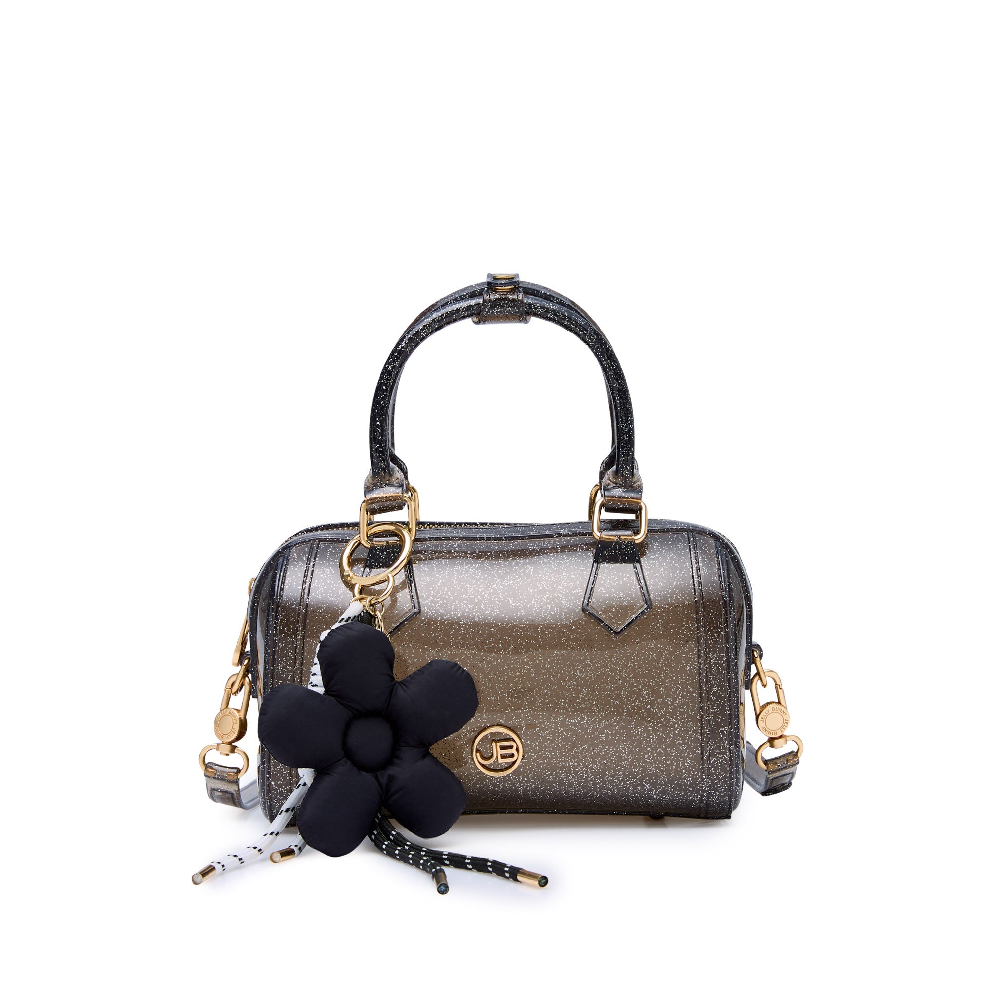 Salone Crossbody Bag Glitter Black