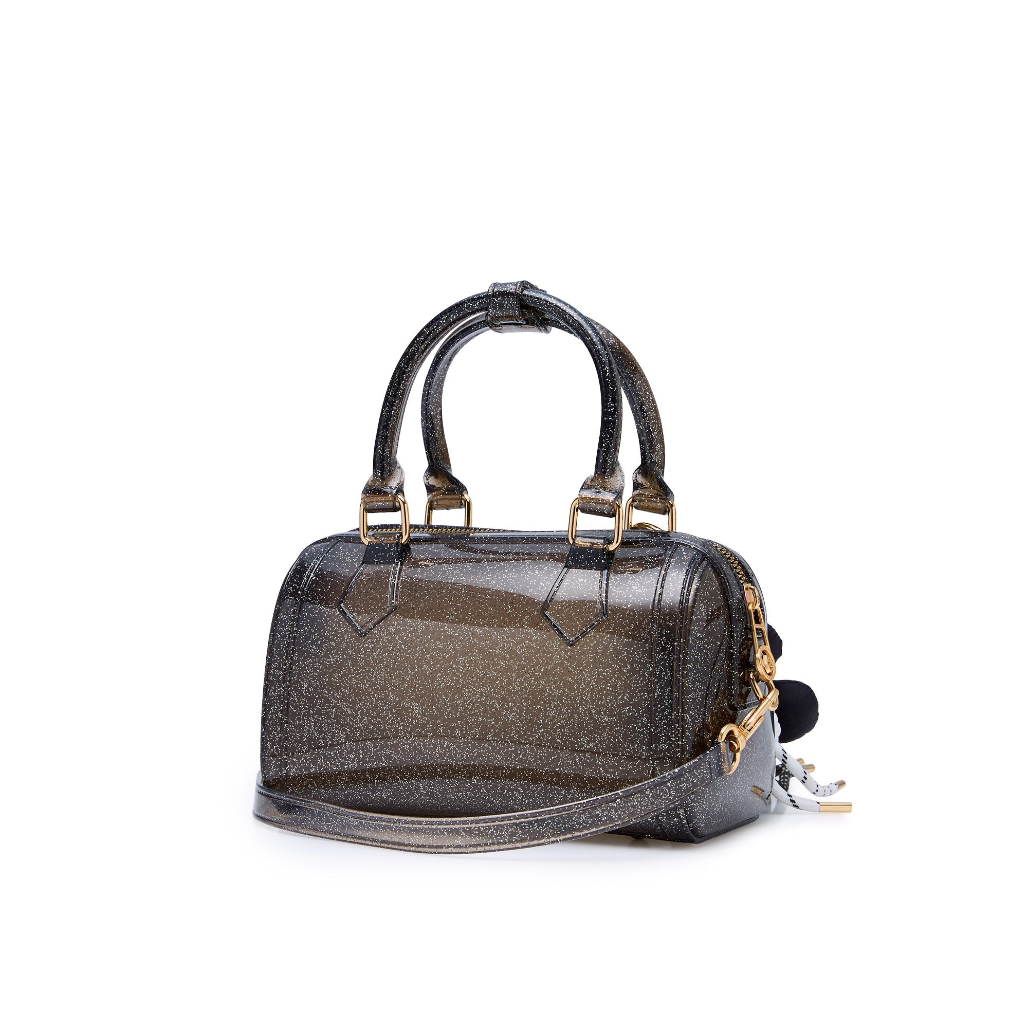 Salone Crossbody Bag Glitter Black