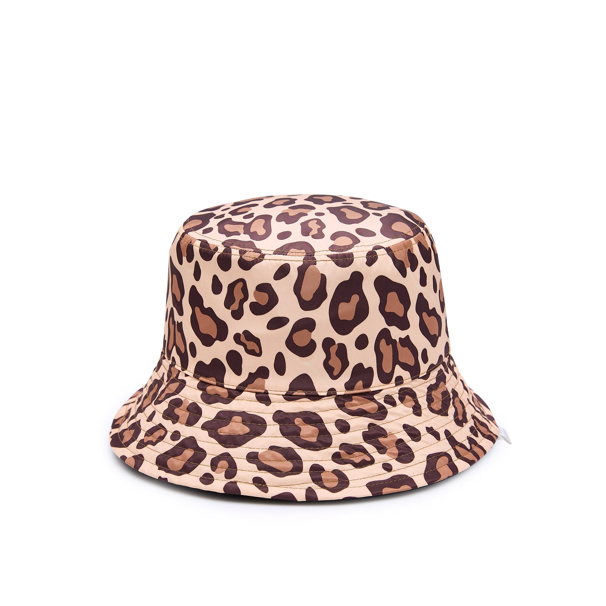 Leopard Jerme Embroidery Bucket Hat Multi Color