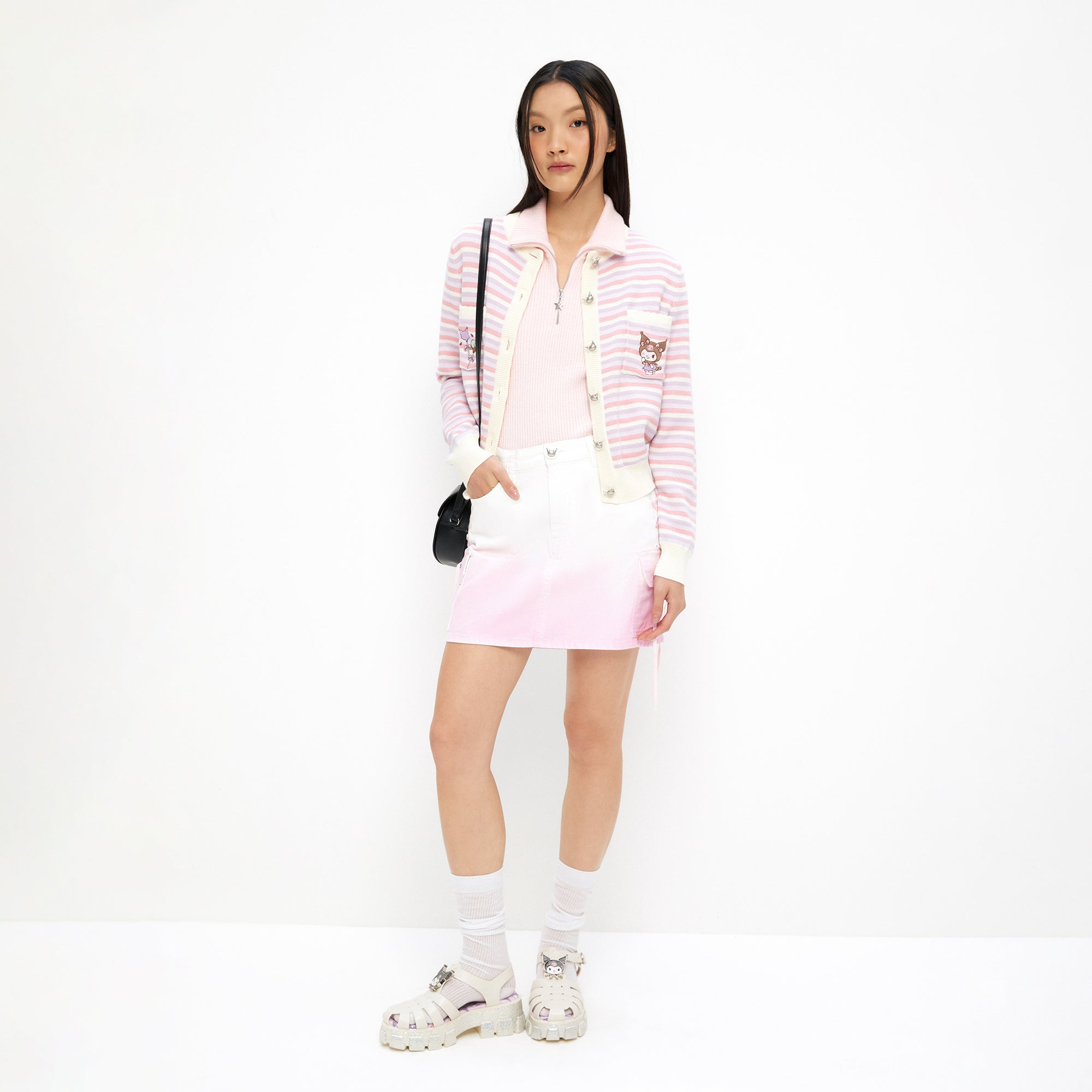 Kuromi Gradient Skirt Multi Color