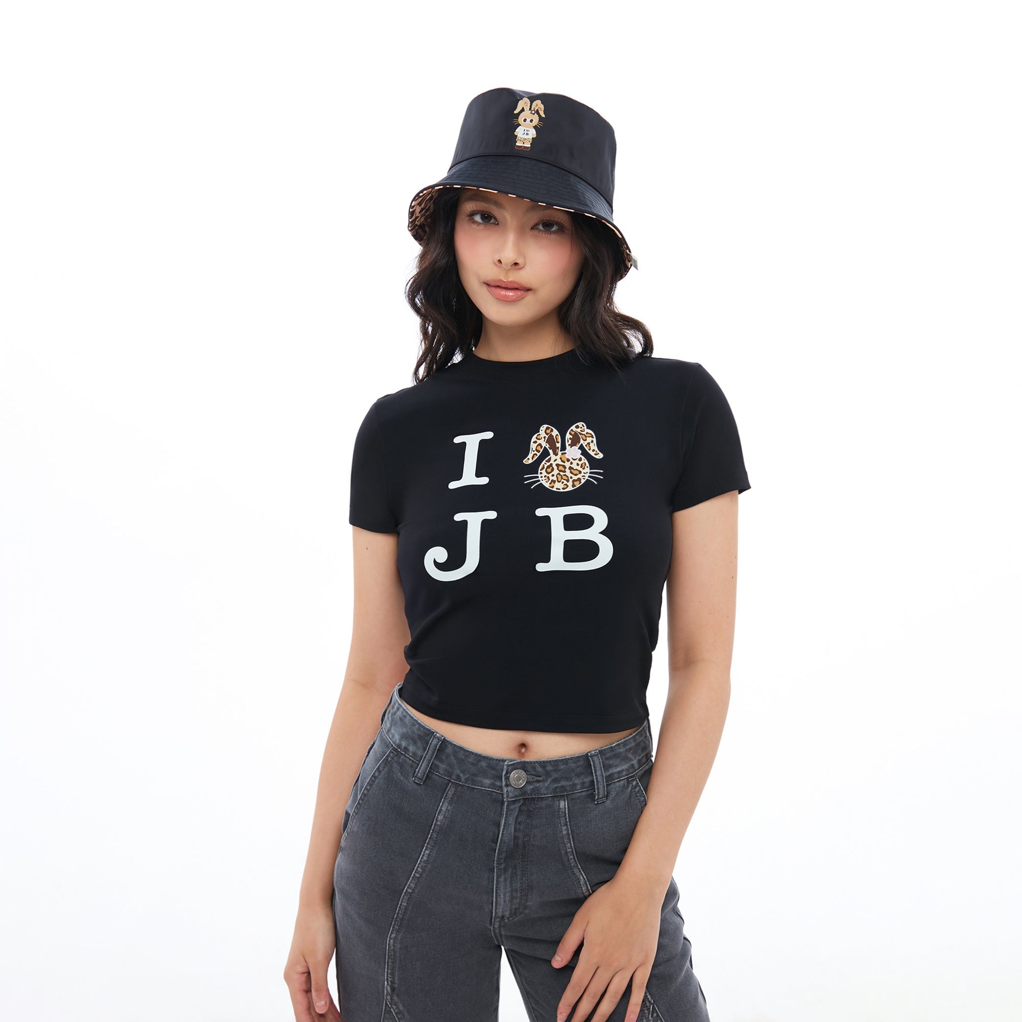 Leopard Jerme Short Sleeve T-Shirt Black