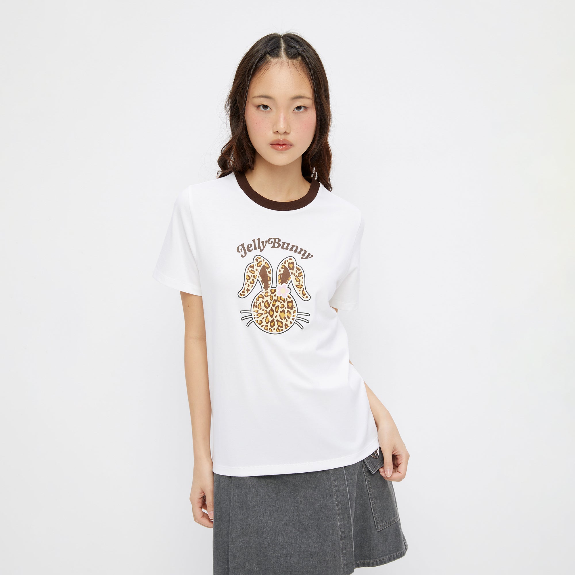 Leopard Jerme T-Shirt White