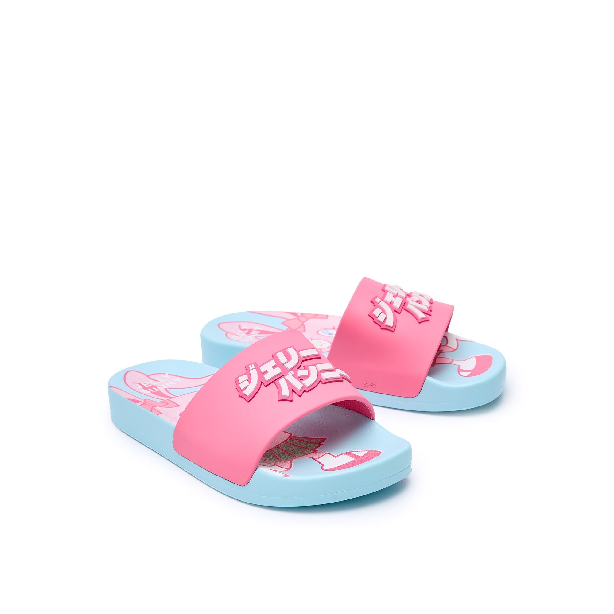Mini Slide Luca Sandals For Mini Girl Blue
