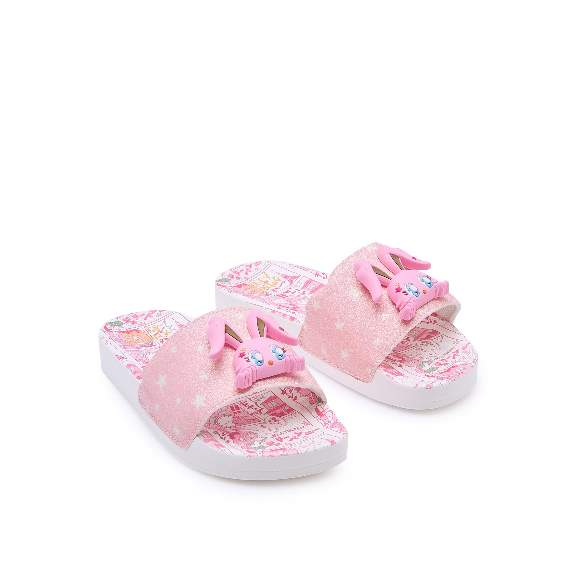Mini Slide Lucas Sandals For Mini Girl Light Pink
