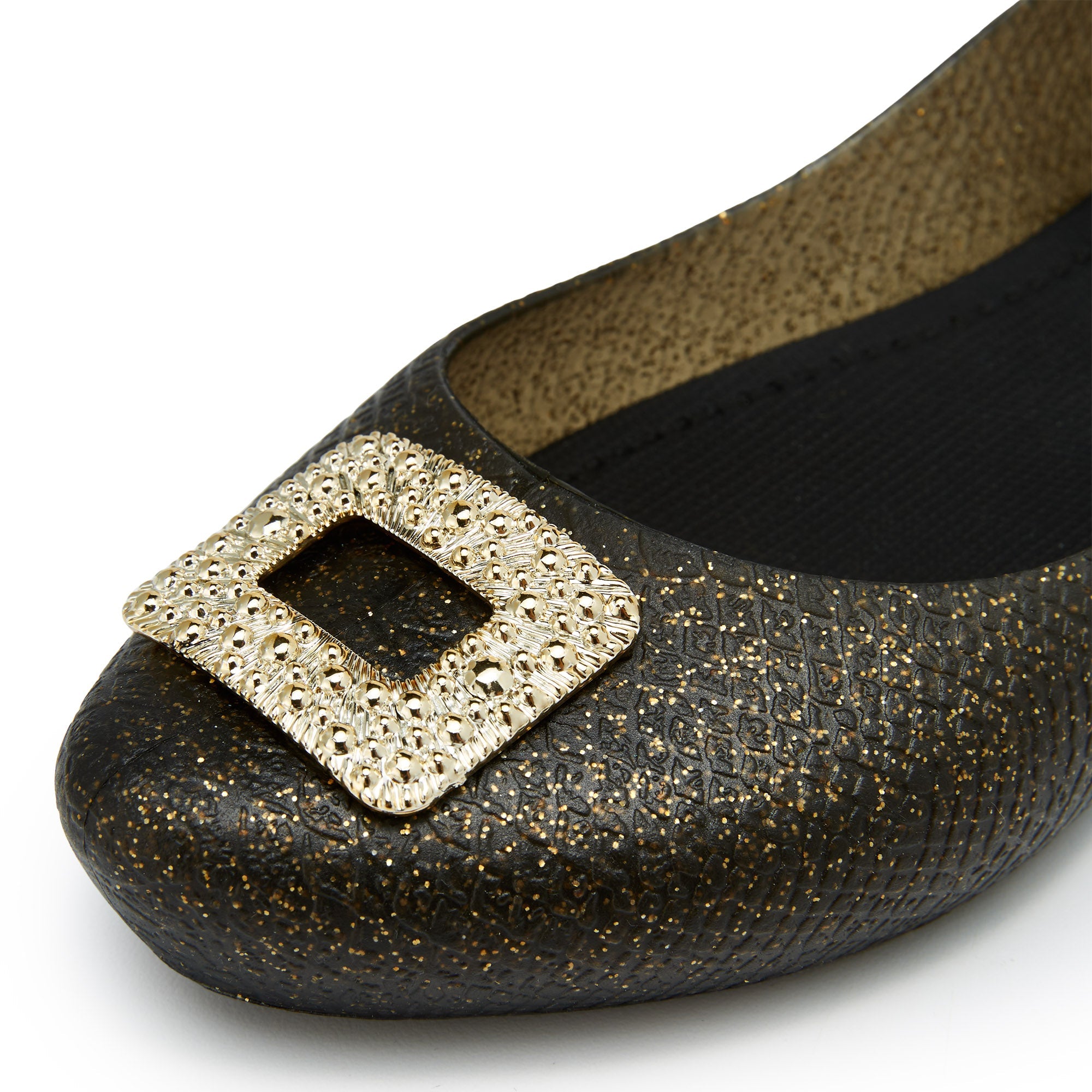 Icarai1185 Elisa Ballerinas Glitter Black