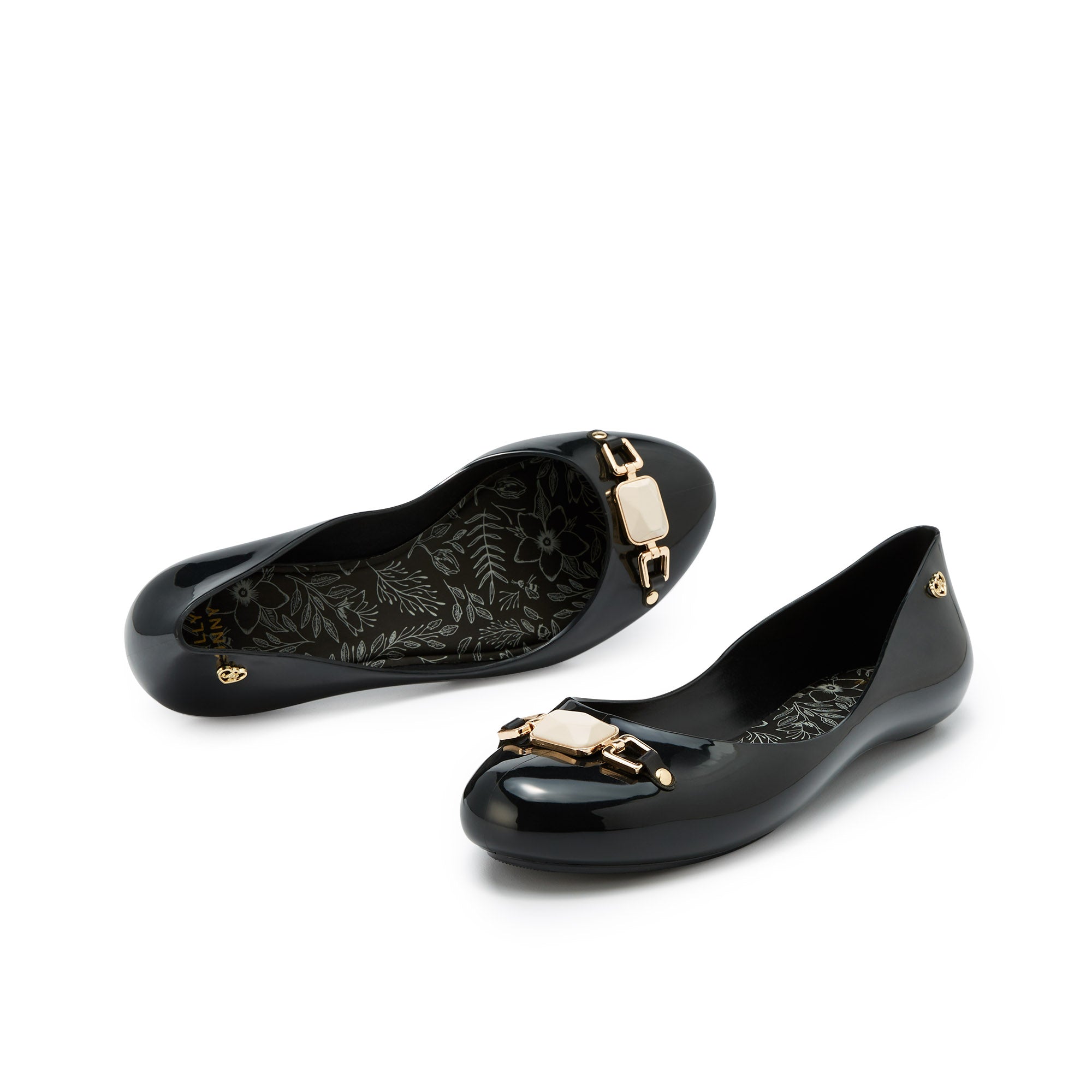 Melina Remy Ballerina Shoes Black