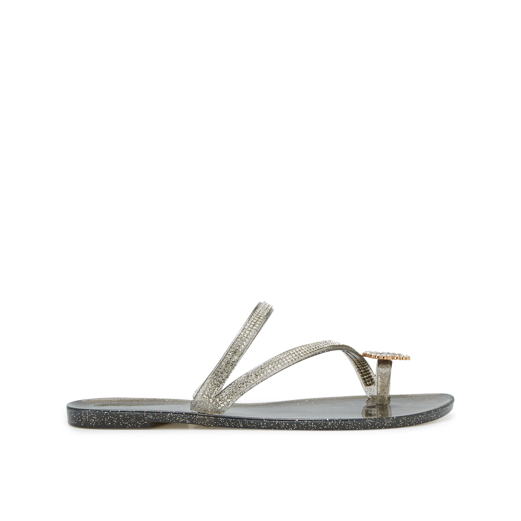 Ring Ida Sandals Glitter Black