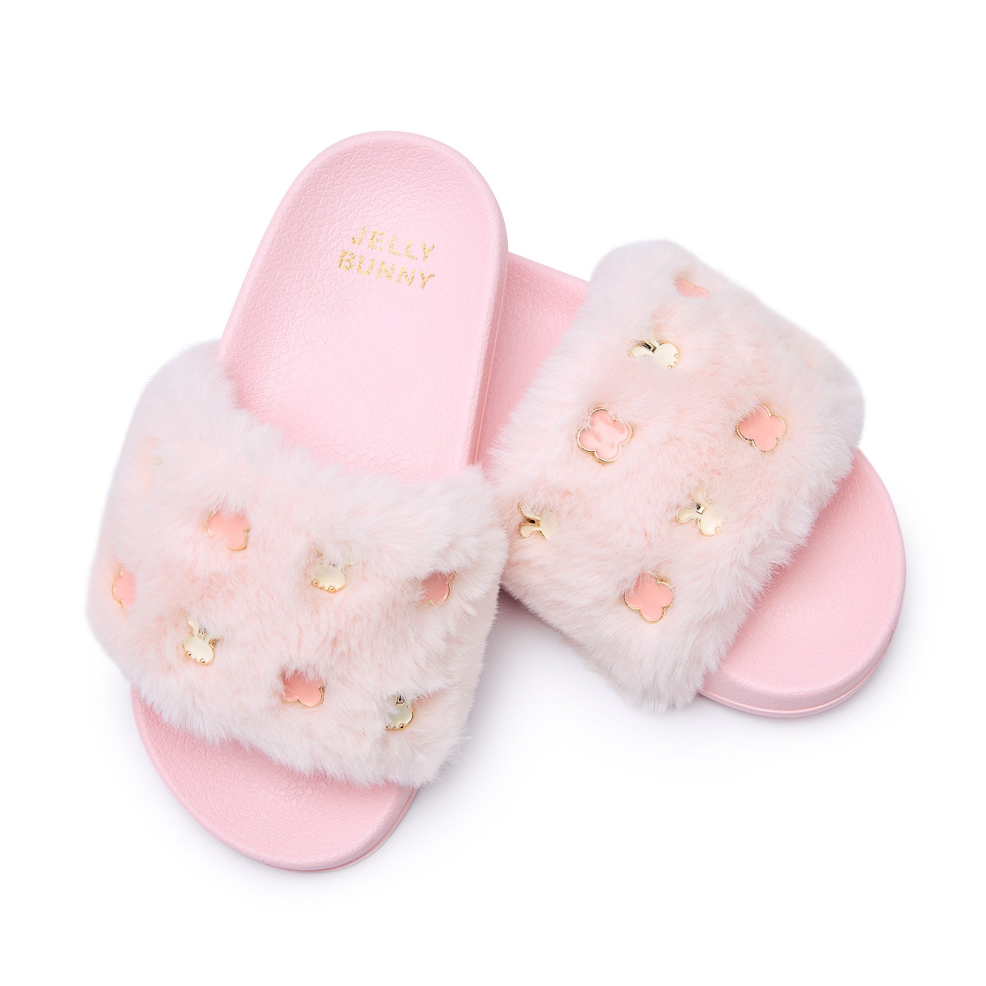 Mini Slide Fur Selin Sandals For Mini Girl