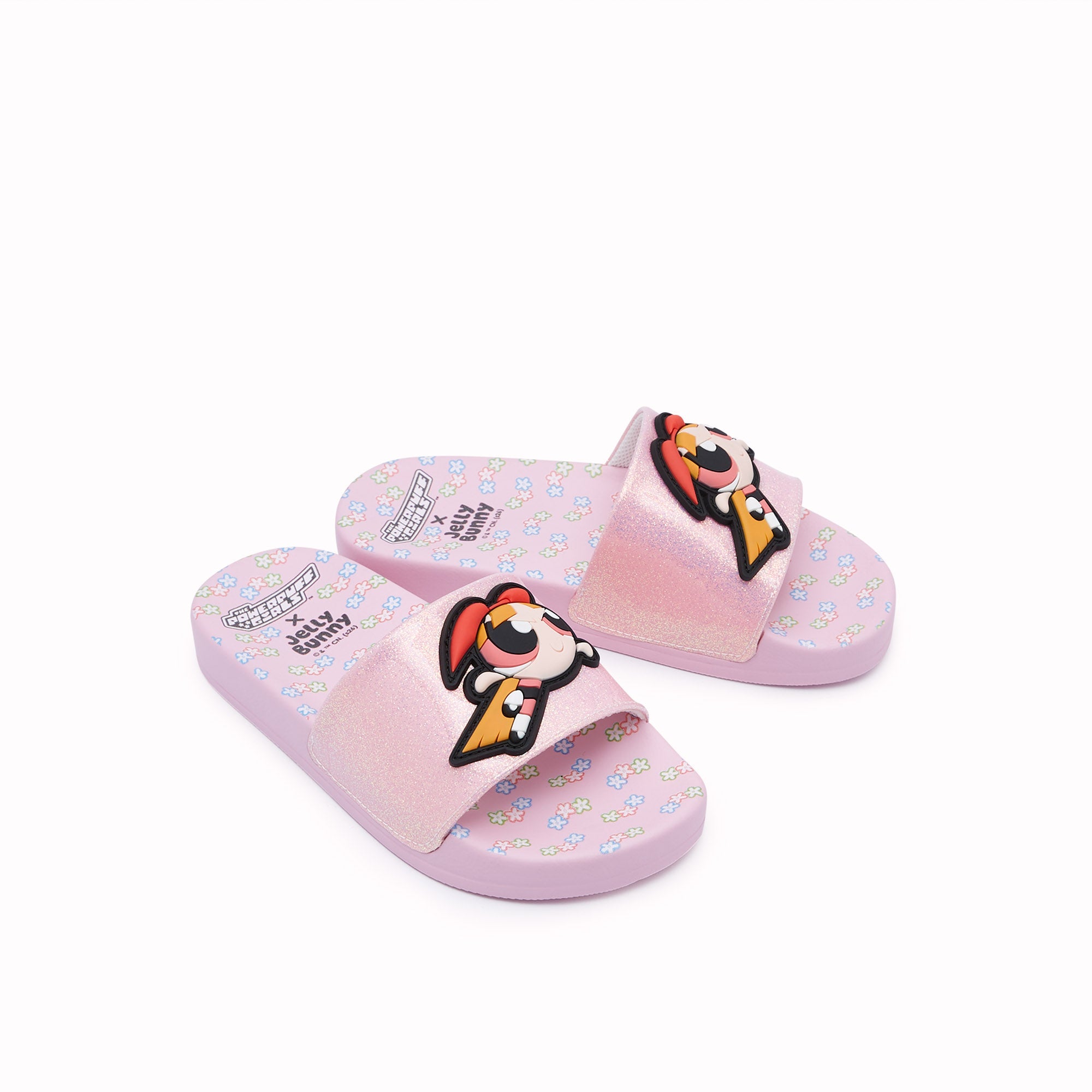 Mini Slide Blossom Sandals For Mini Girls