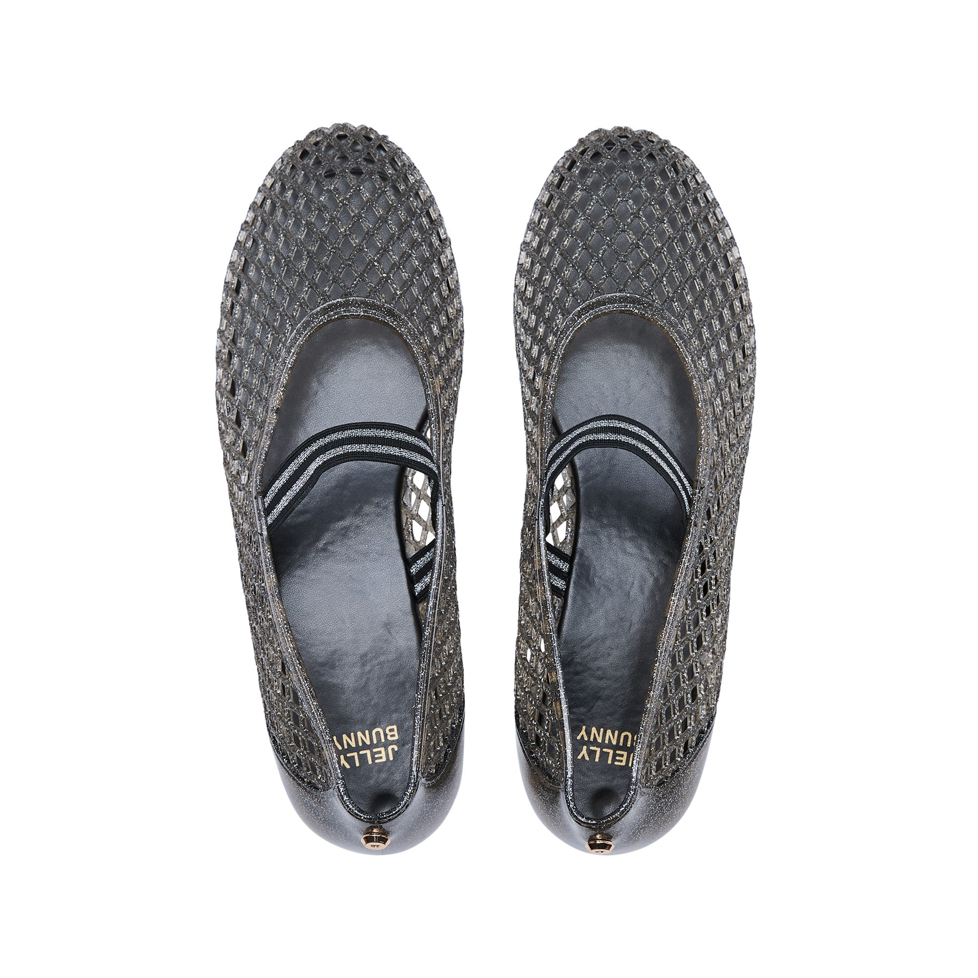 Pascal Inci Ballerinas Glitter Black