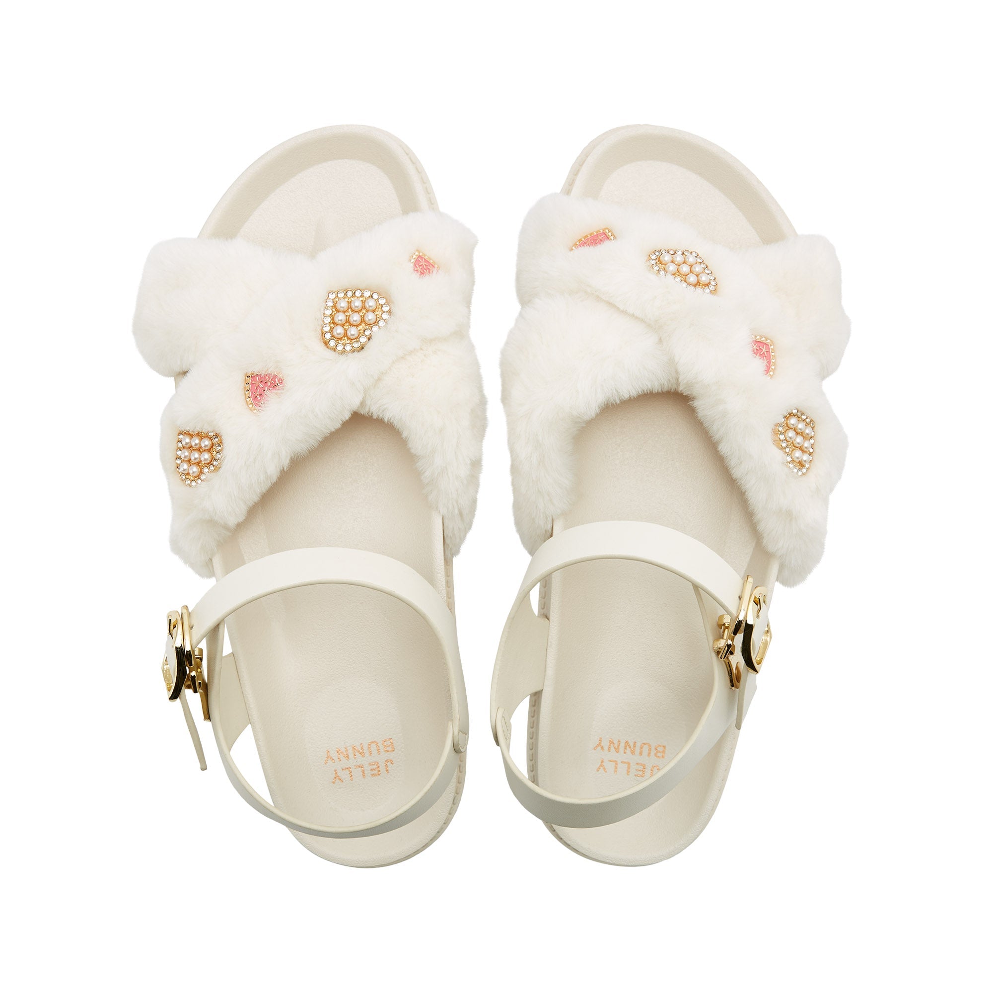 Wisteria Fur Platform Sandals